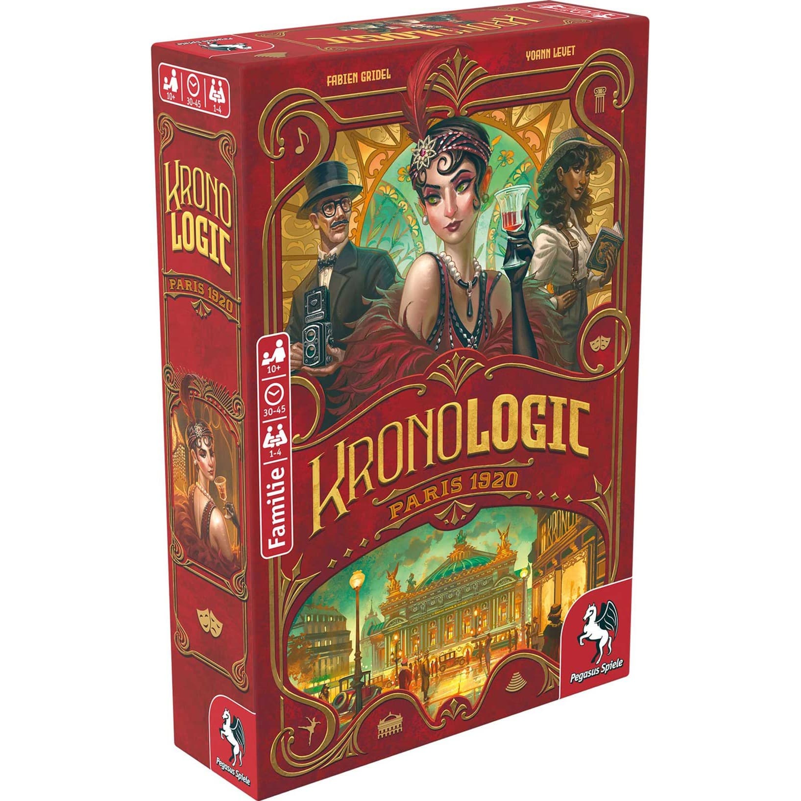 Kronologic - Paris 1920, Brettspiel – Bild 1