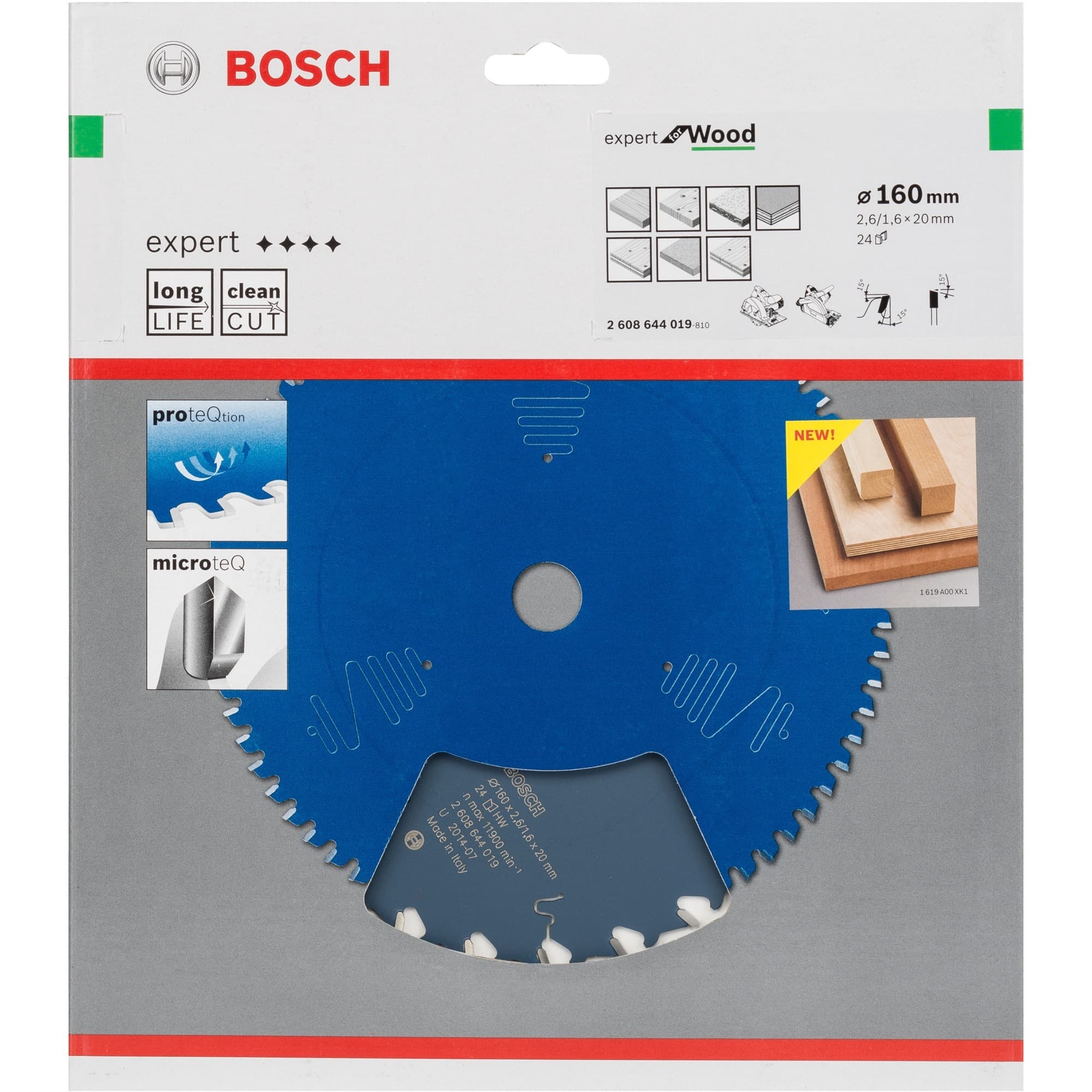 EXPERT Wood Kreissägeblatt, Ø 160mm, 24Z – Bild 1