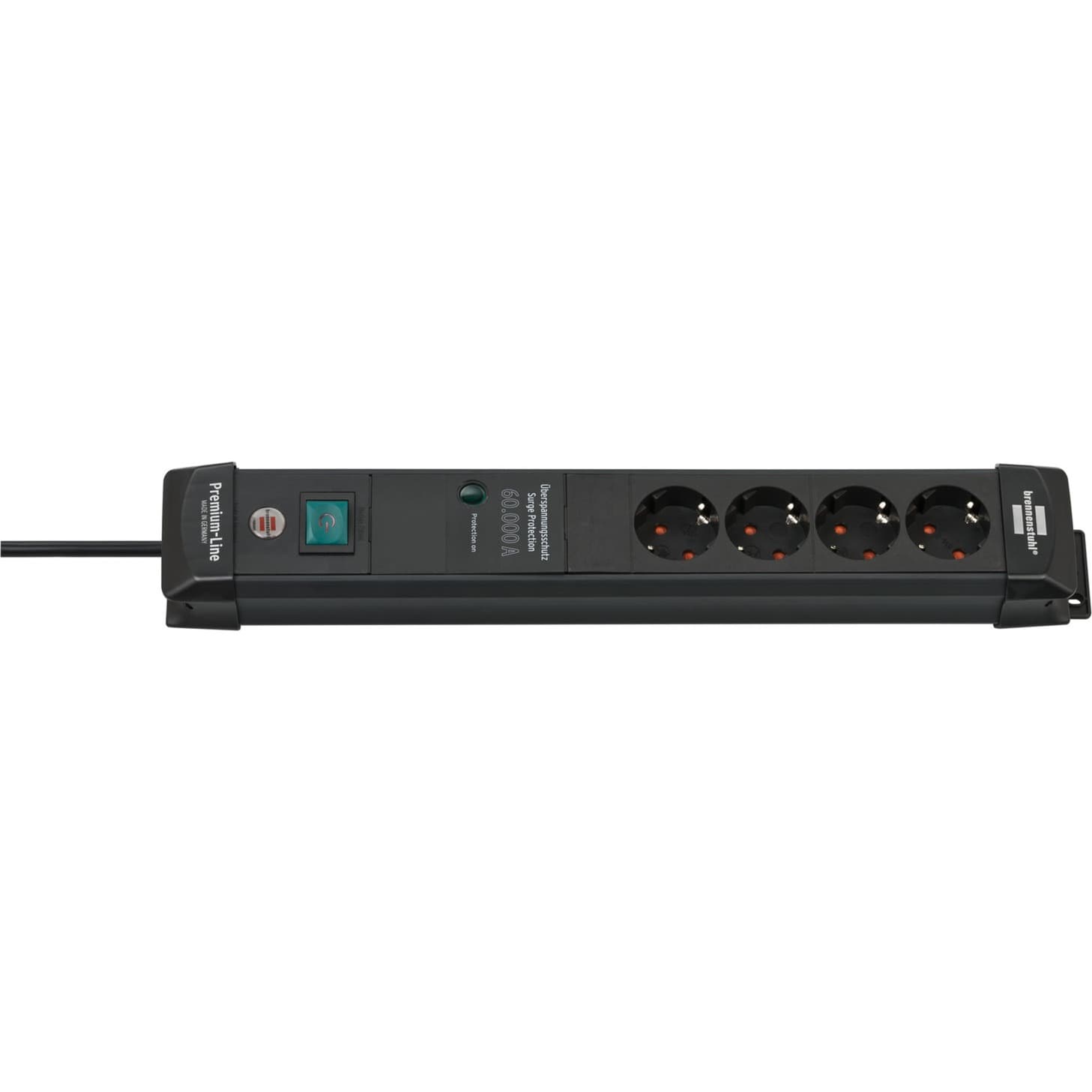 Premium-Line Steckdosenleiste 4-fach – Bild 1