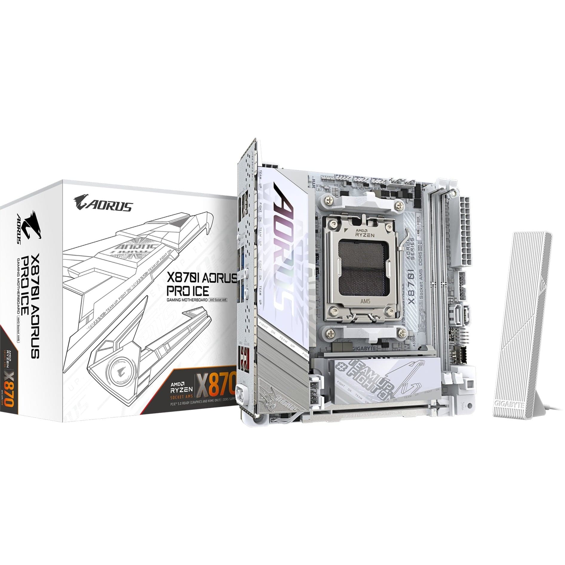 X870I AORUS PRO ICE, Mainboard – Bild 1