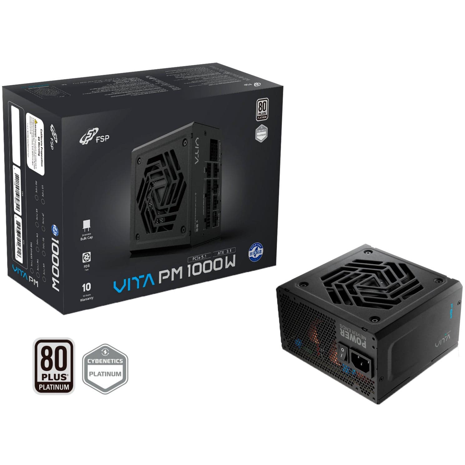 VITA PM 1000W, PC-Netzteil – Bild 1