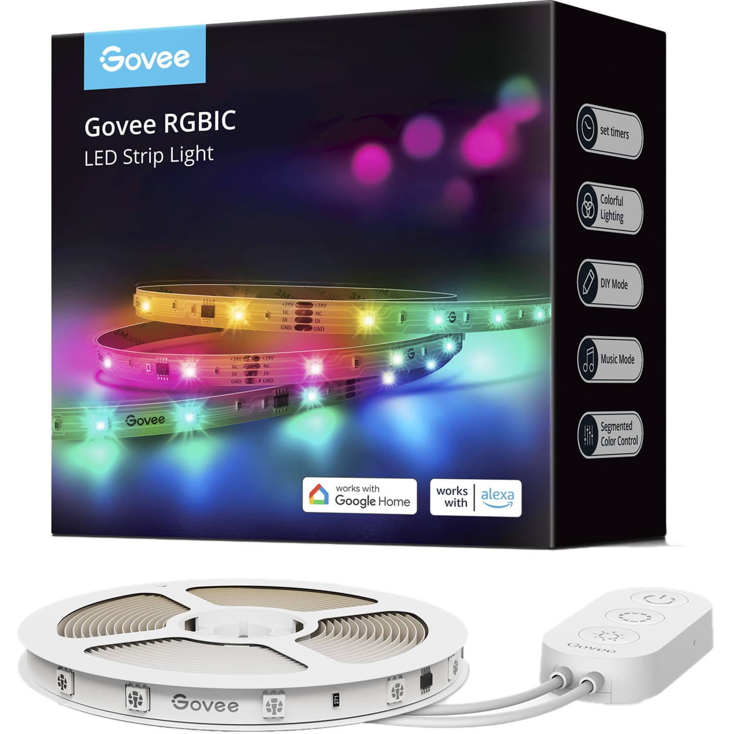 RGBIC LED Strip Light 10 Meter, LED-Streifen