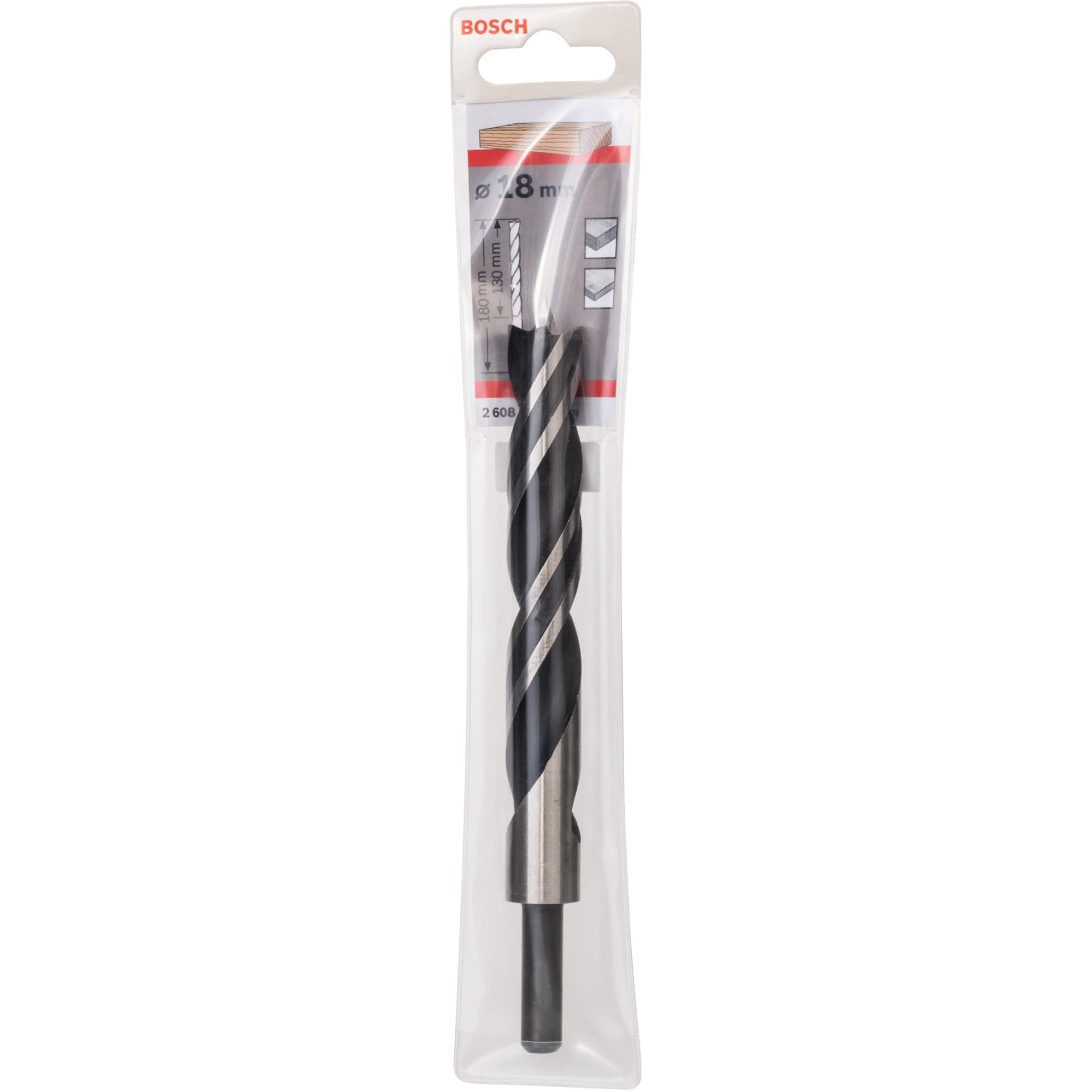 Holzspiralbohrer Standard, Ø 18mm – Bild 1