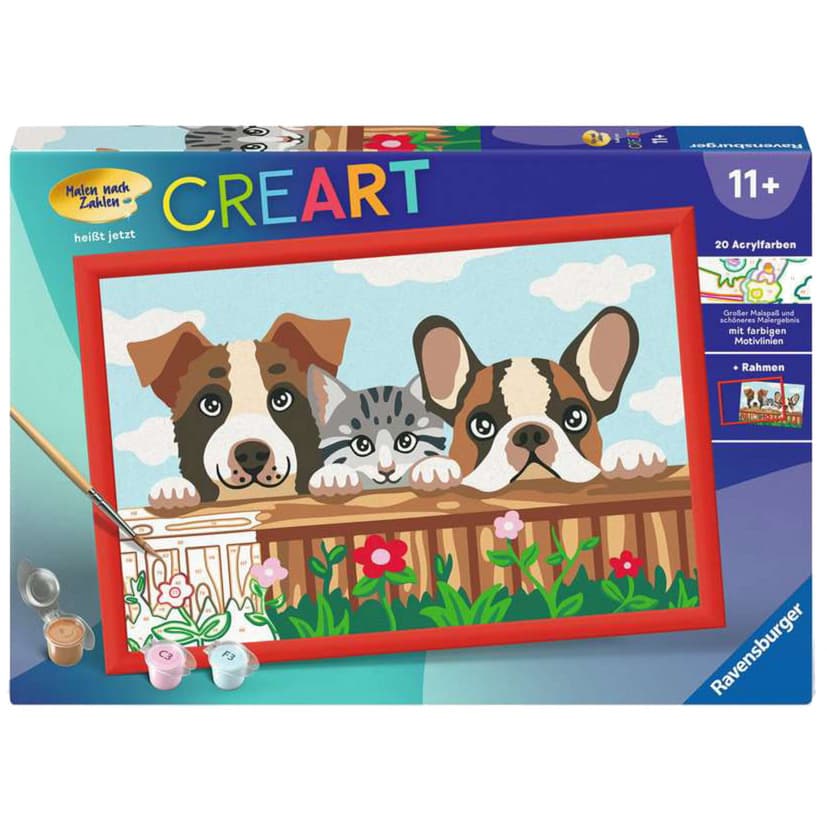 CreArt - Hunde und Katze, Malen – Bild 1