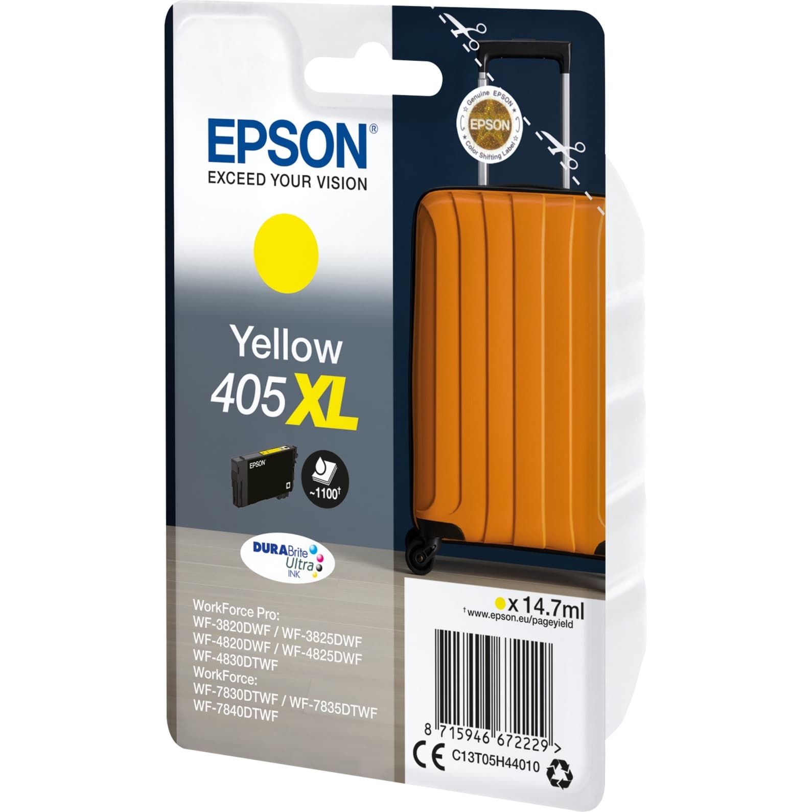 Tinte gelb 405XL (C13T05H44010) – Bild 1