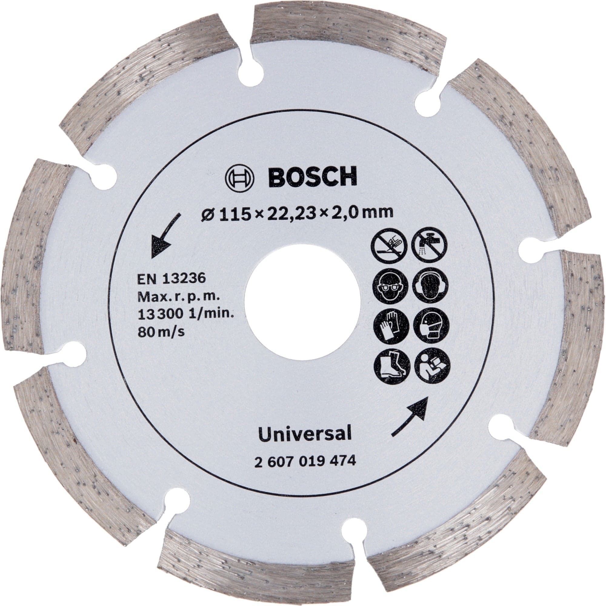 Diamanttrennscheibe Universal, Ø 115mm – Bild 1