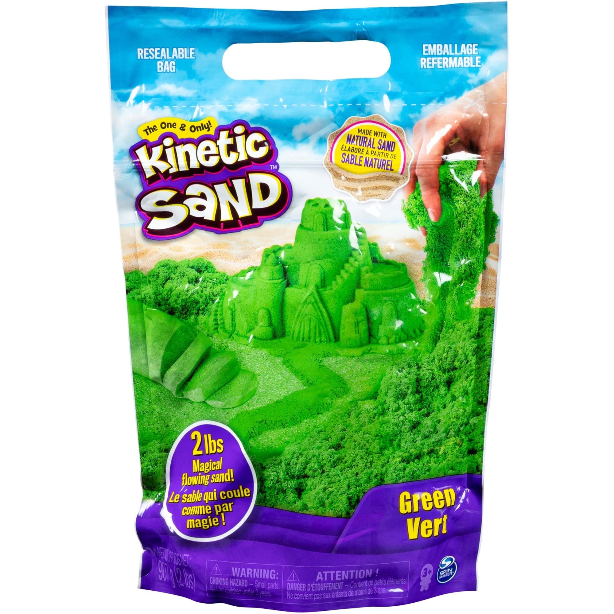 Kinetic Sand - Beutel grün, Spielsand – Bild 1