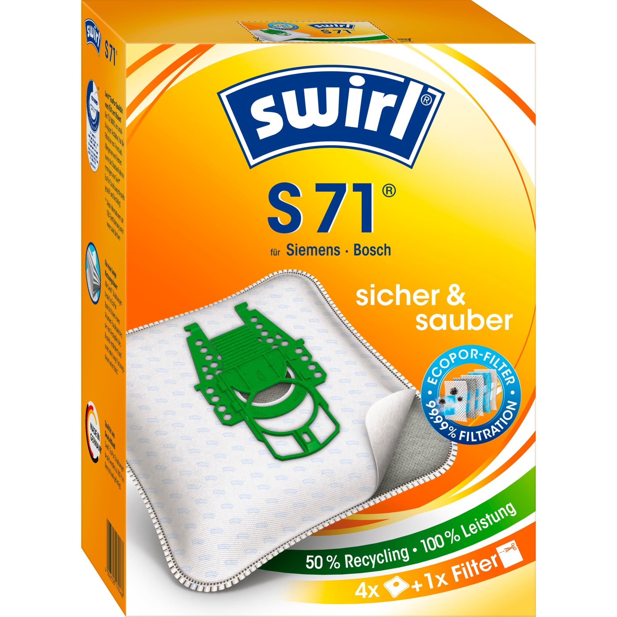Staubsaugerbeutel S71 EcoPor