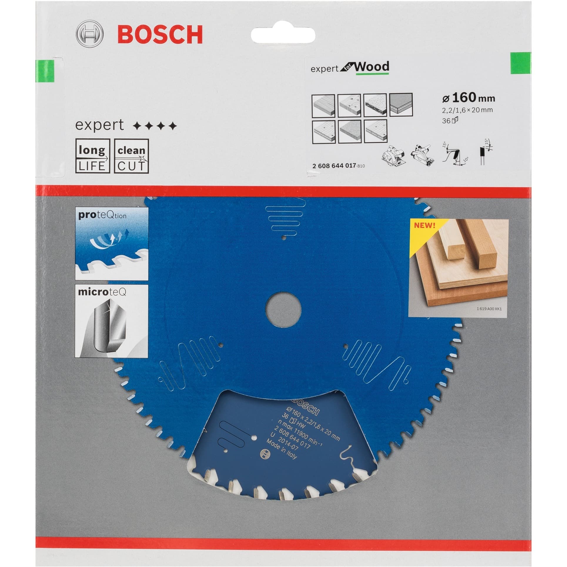 EXPERT Wood Kreissägeblatt, Ø 160mm, 36Z – Bild 1