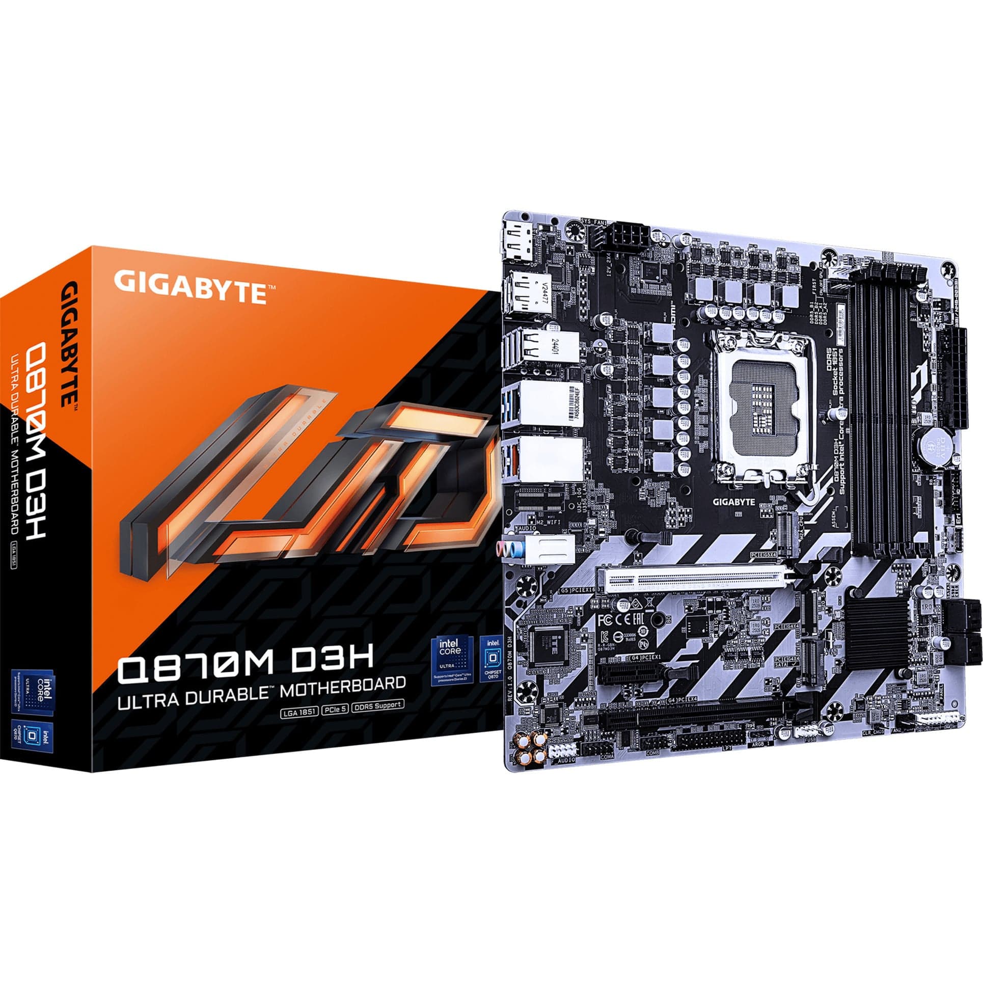 Q870M D3H, Mainboard – Bild 1