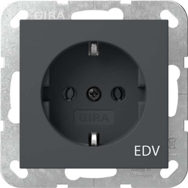 Steckdose Aufdruck EDV – Bild 1