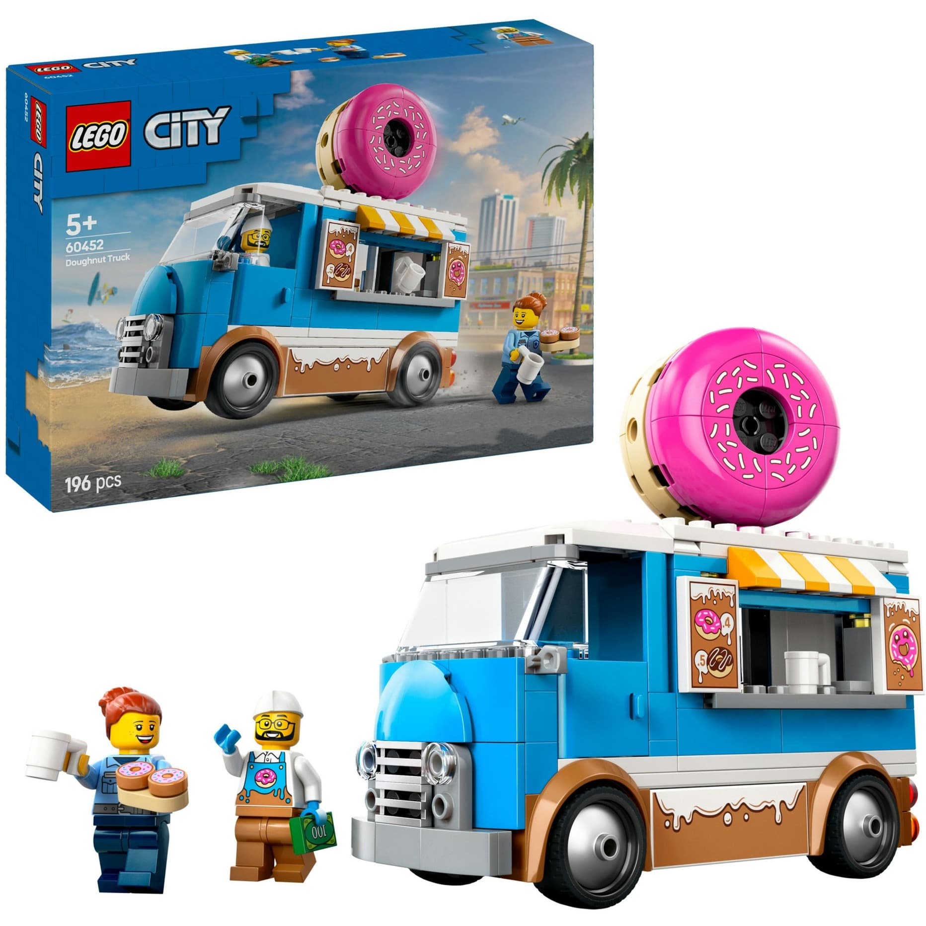 60452 City Donut Truck, Konstruktionsspielzeug – Bild 1