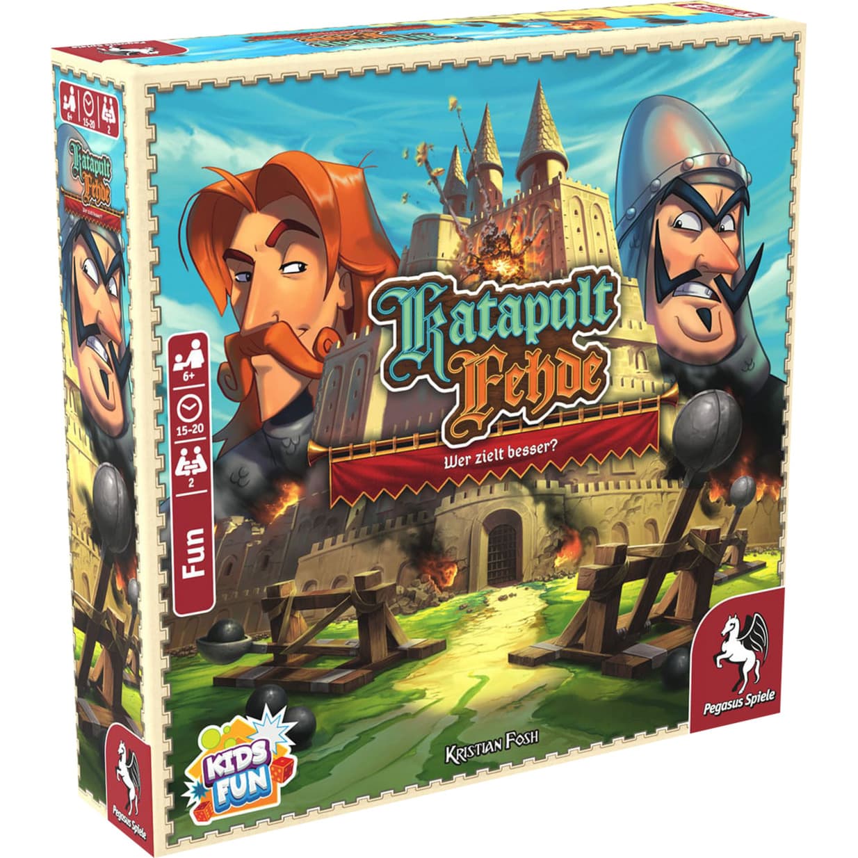 Katapult Fehde, Brettspiel – Bild 1