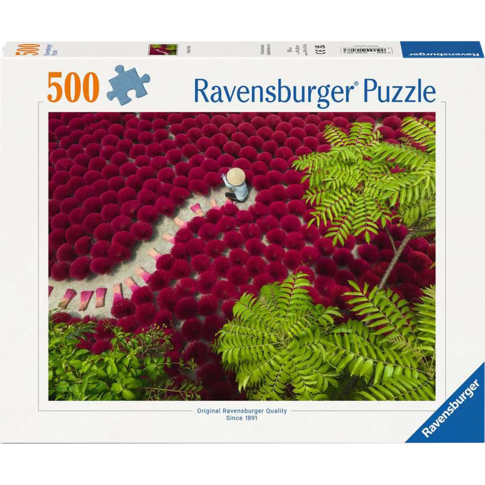Puzzle Ein Meer aus Rot – Bild 1