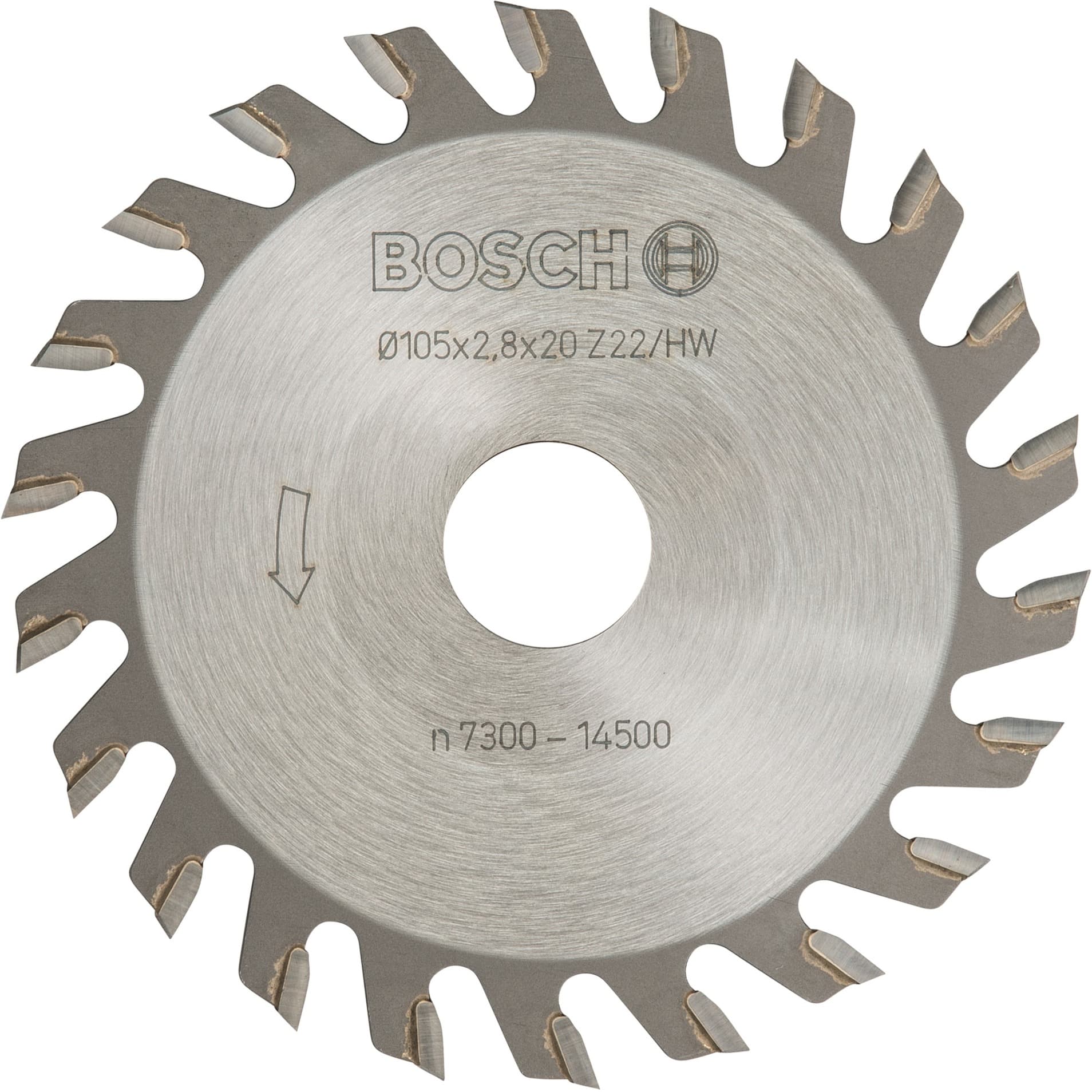 Schlitzfräser Ø 105mm x 20mm, 22Z – Bild 1