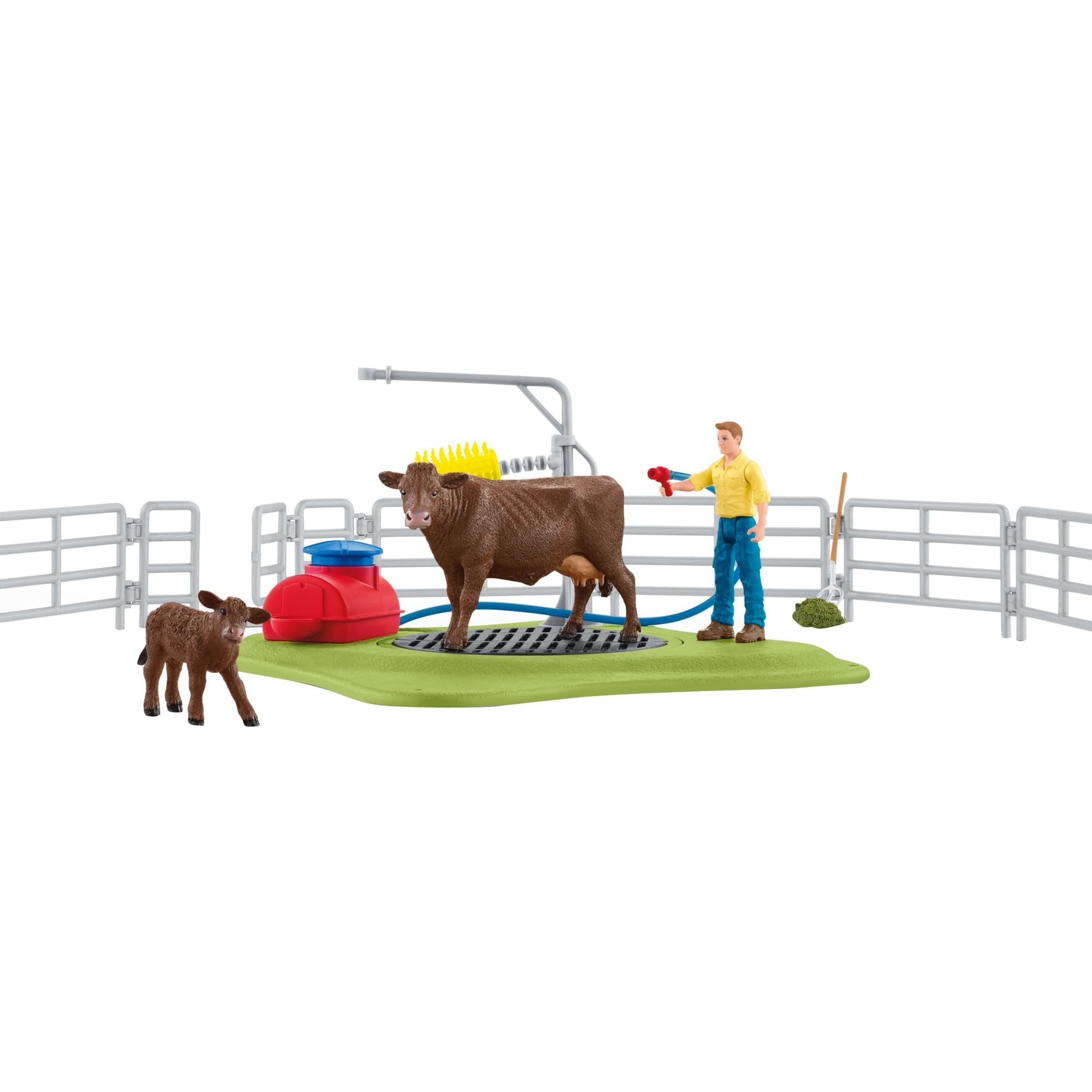 Farm World Kuh Waschstation, Spielfigur – Bild 1