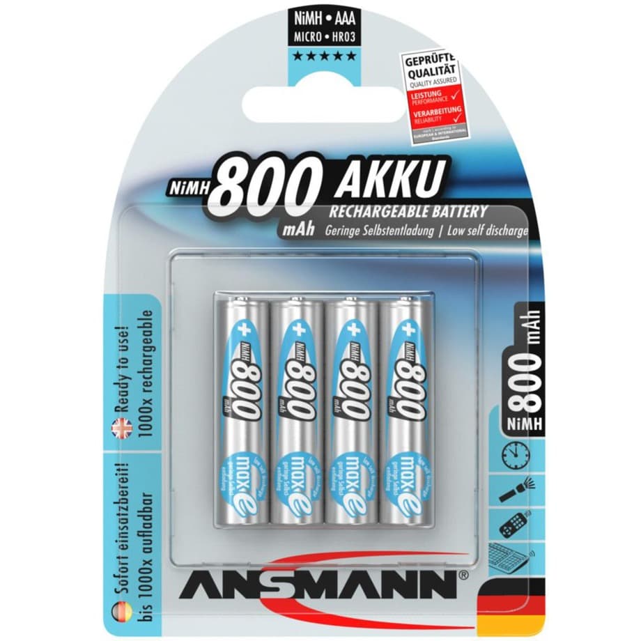 maxE 800mAh NiMh, Akku – Bild 1