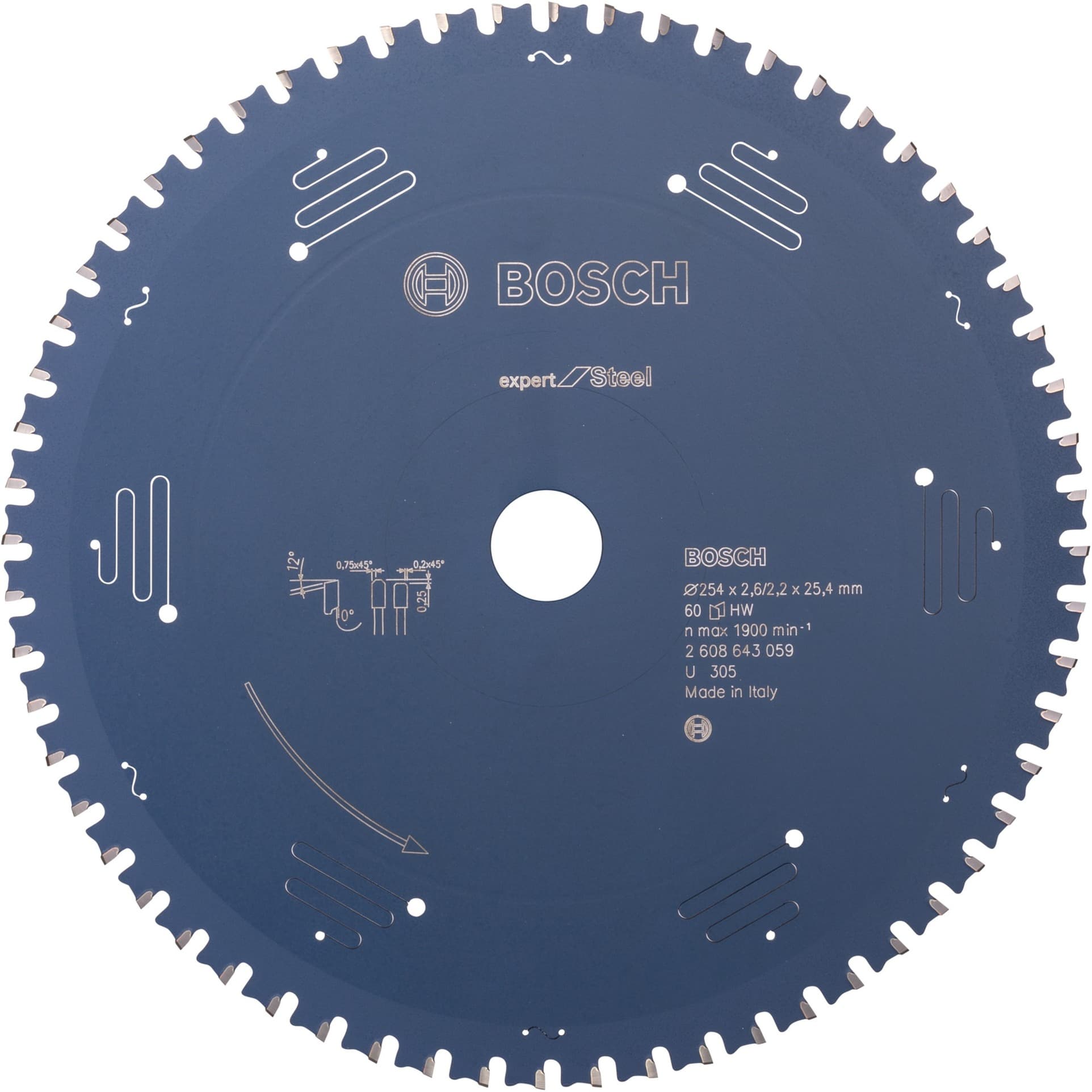 EXPERT Steel Kreissägeblatt, Ø 254mm, 60Z – Bild 1