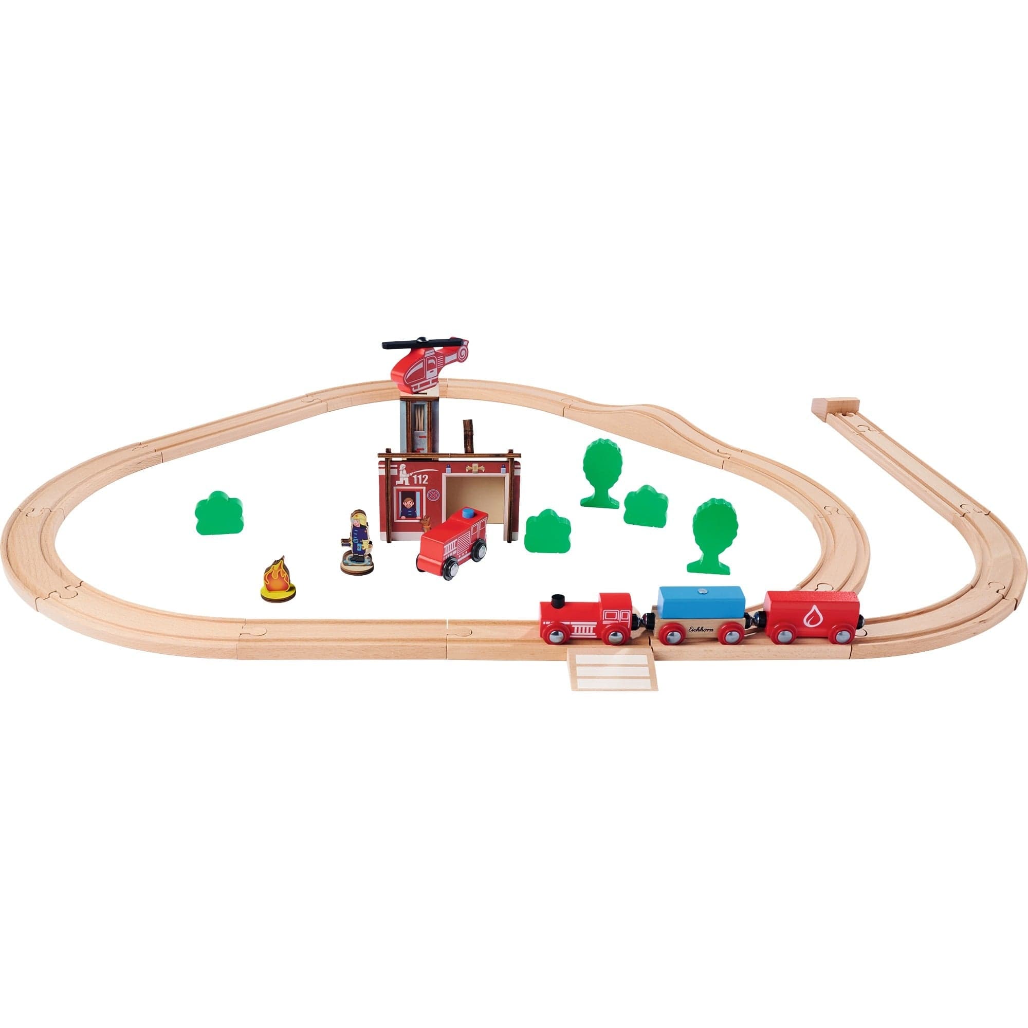 Bahn Set Feuerwehr – Bild 1