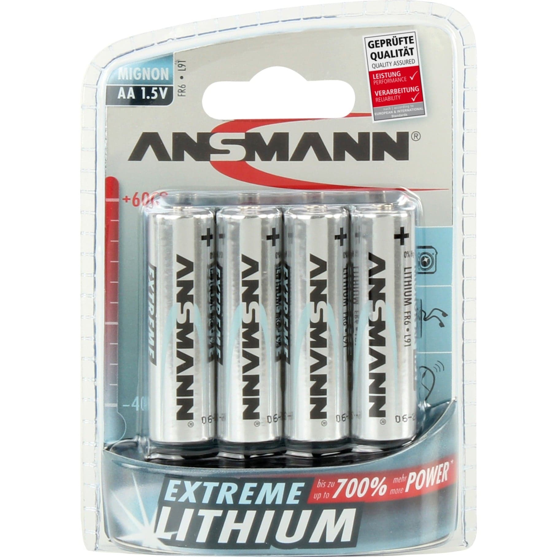 Extreme Lithium Mignon AA, Batterie – Bild 1