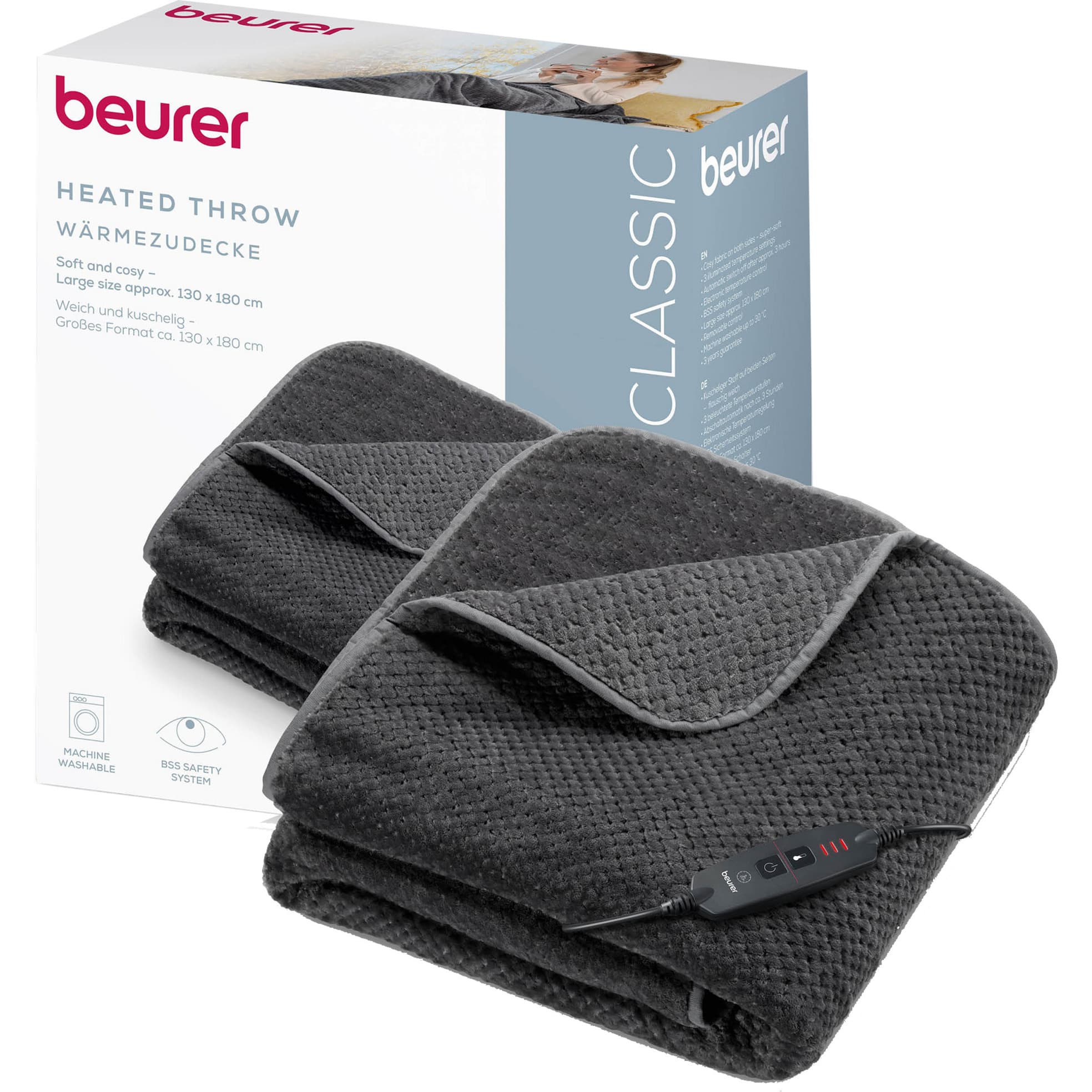 Wärmezudecke HD 65 Dark Grey, Heizdecke – Bild 1