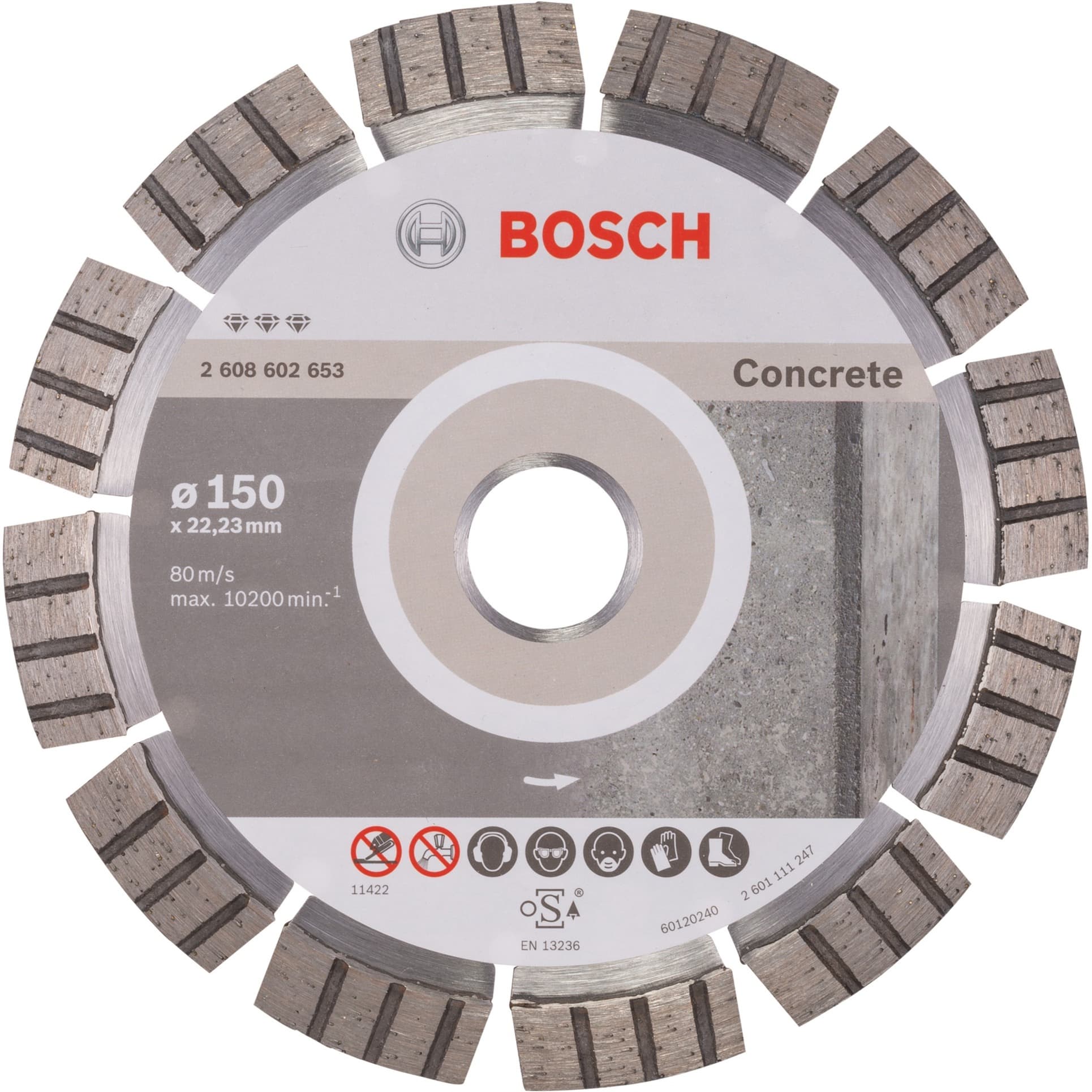 PRO Concrete Diamanttrennscheibe, Ø 150mm – Bild 1