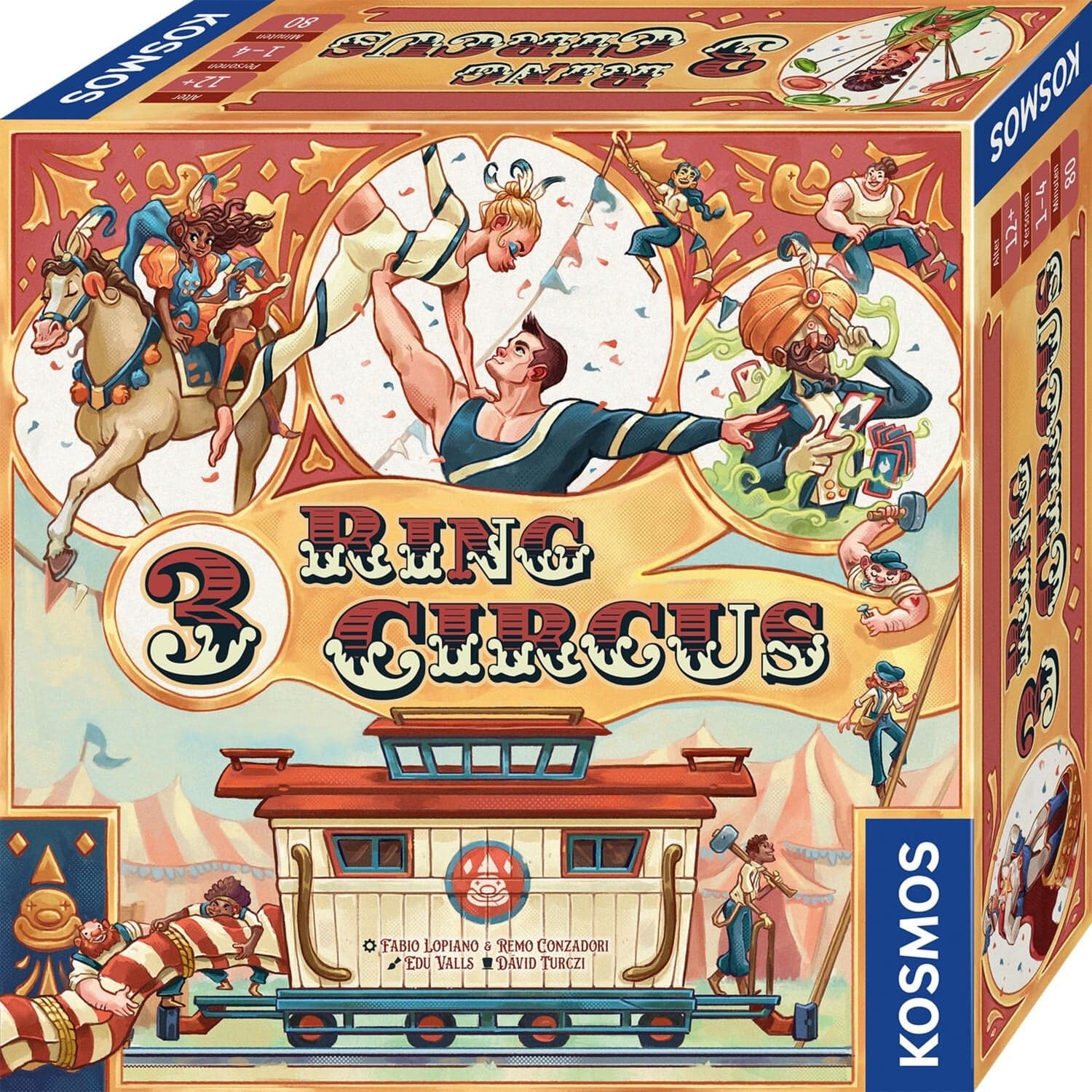 3 Ring Circus, Brettspiel – Bild 1