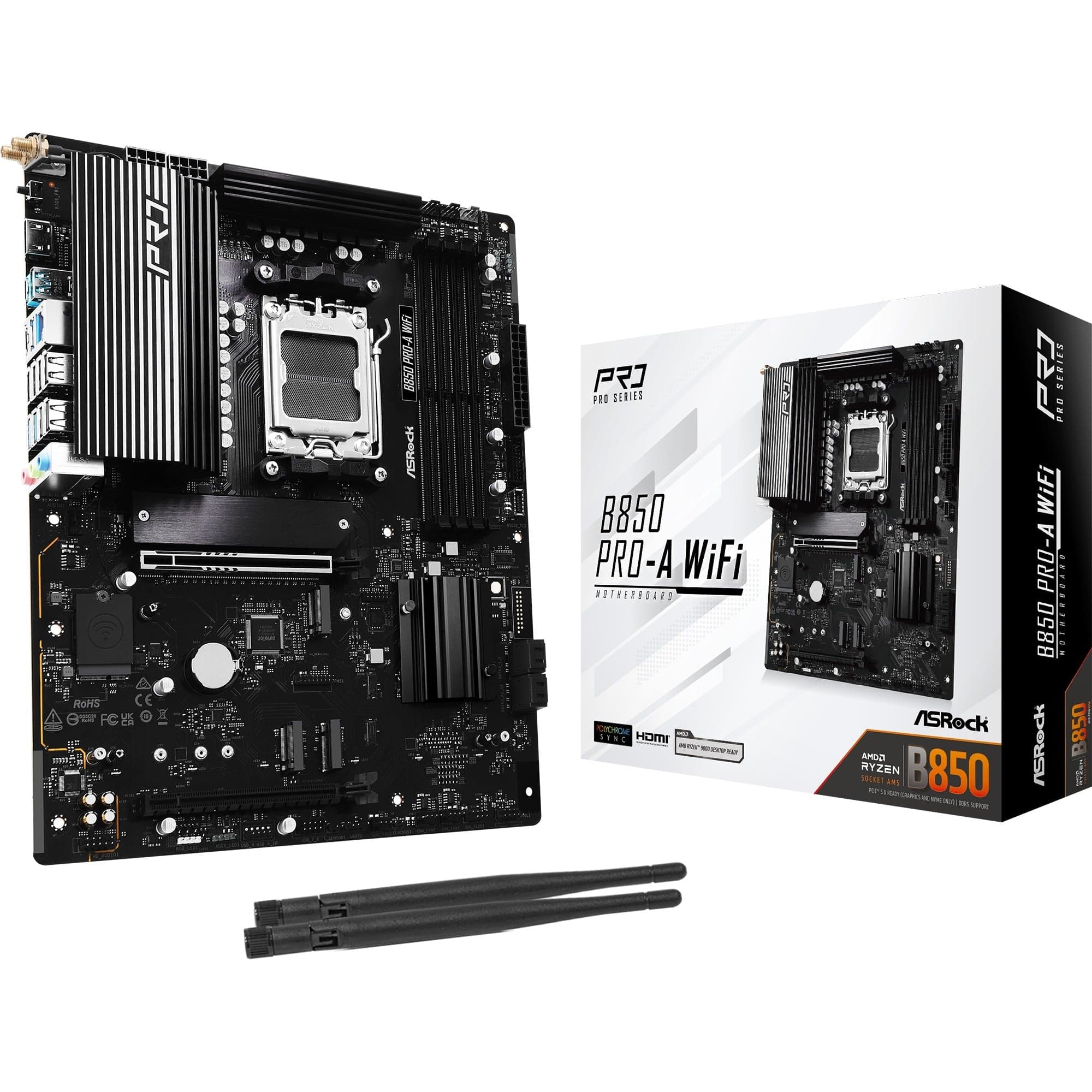 B850 Pro-A WiFi, Mainboard – Bild 1