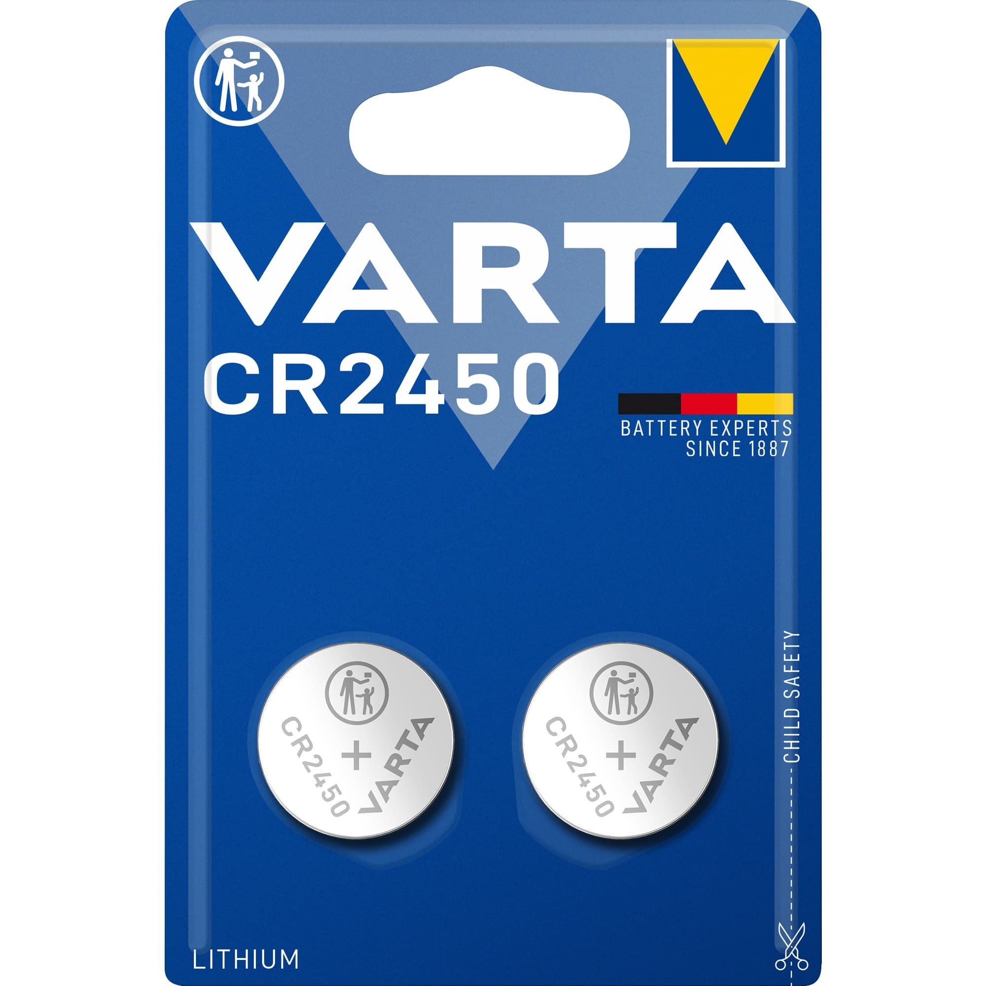 Lithium Coin Knopfzelle CR2450, Batterie – Bild 1