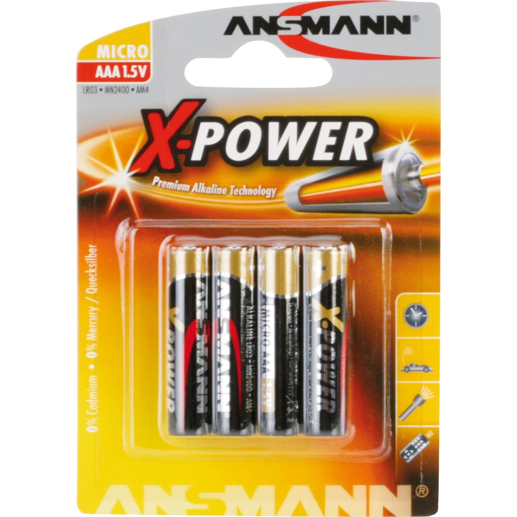X-Power Alkaline Batterie Micro AAA / LR03 – Bild 1