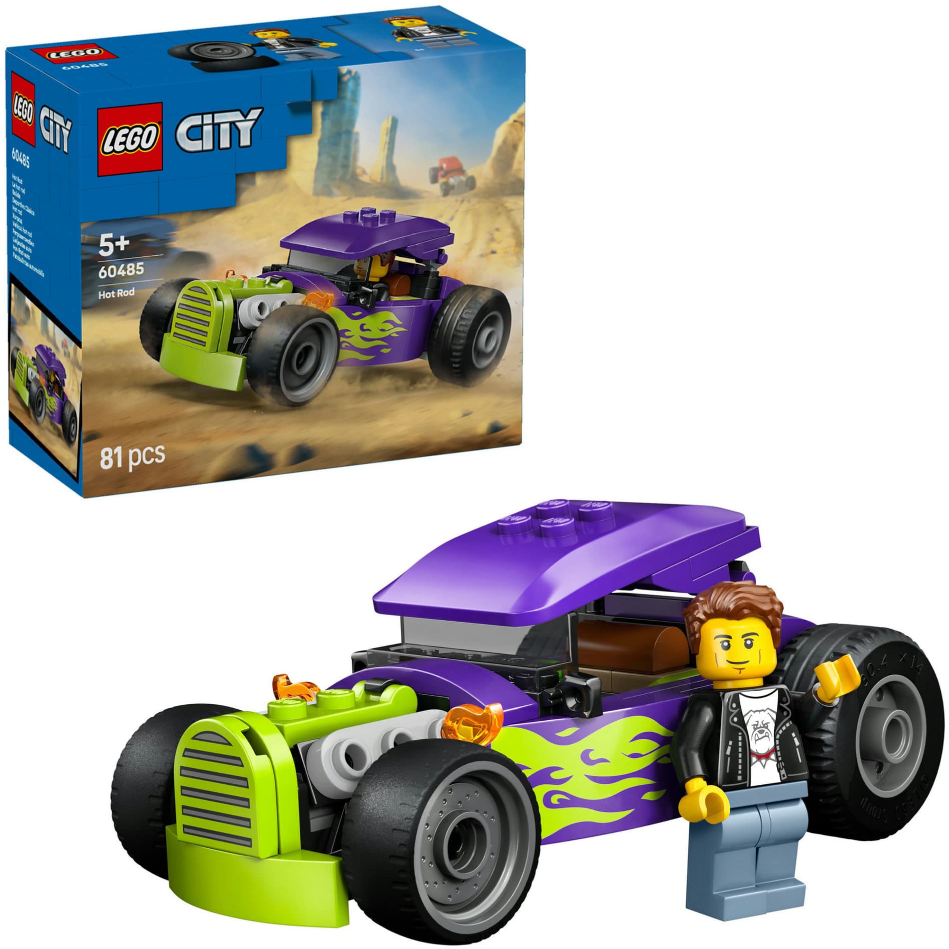 60485 City Hot Rod, Konstruktionsspielzeug – Bild 1