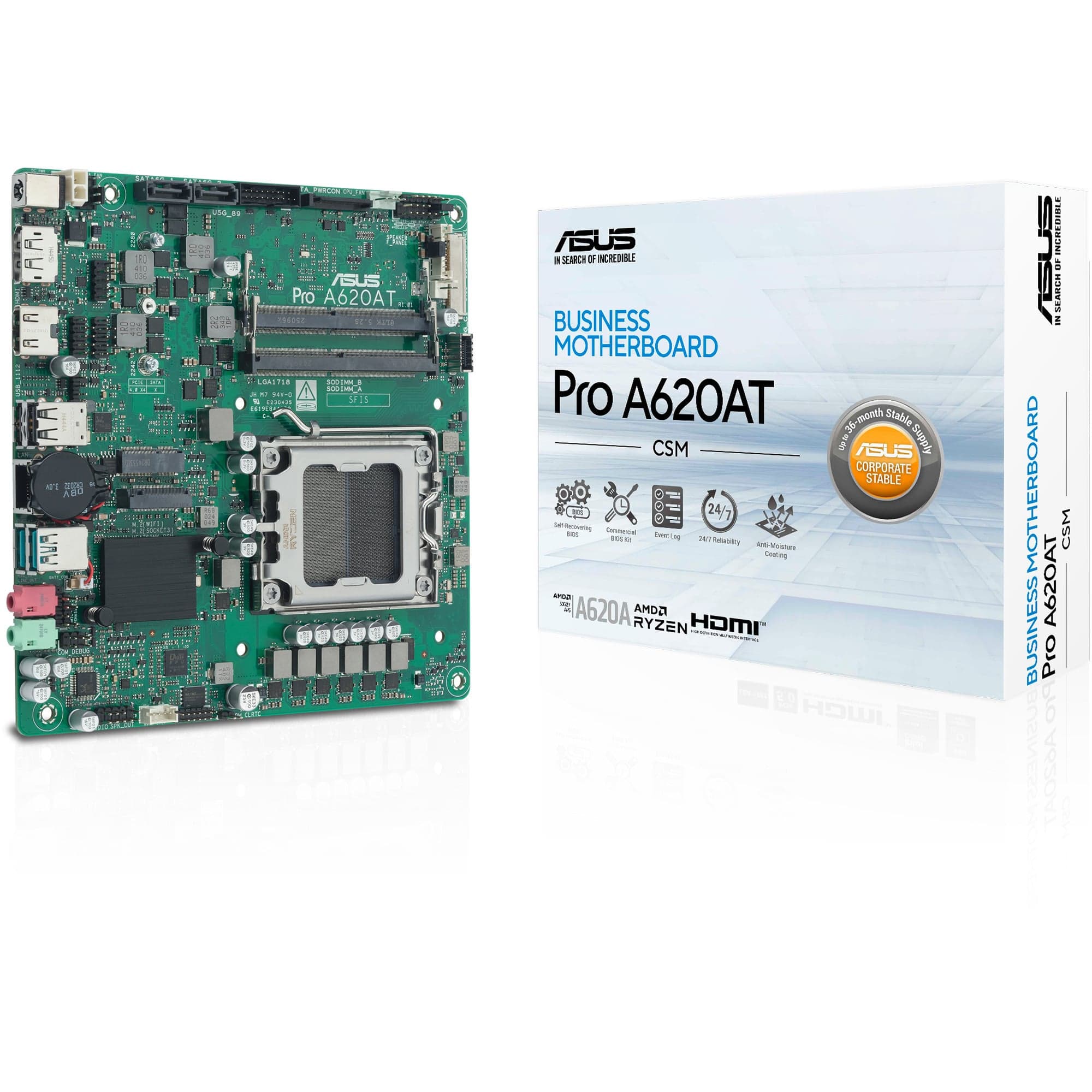 PRO A620AT-CSM, Mainboard – Bild 1