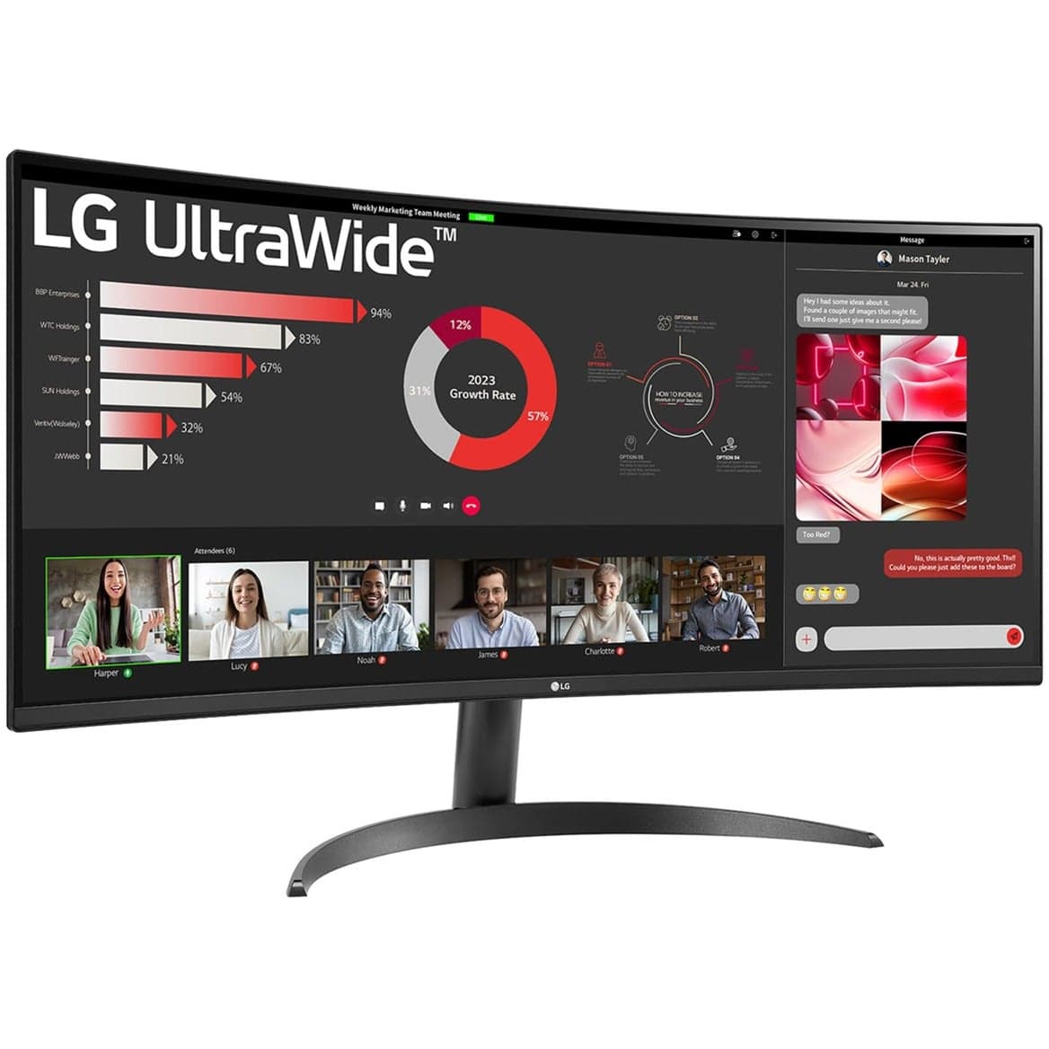 34WR50QK-B, LED-Monitor – Bild 1