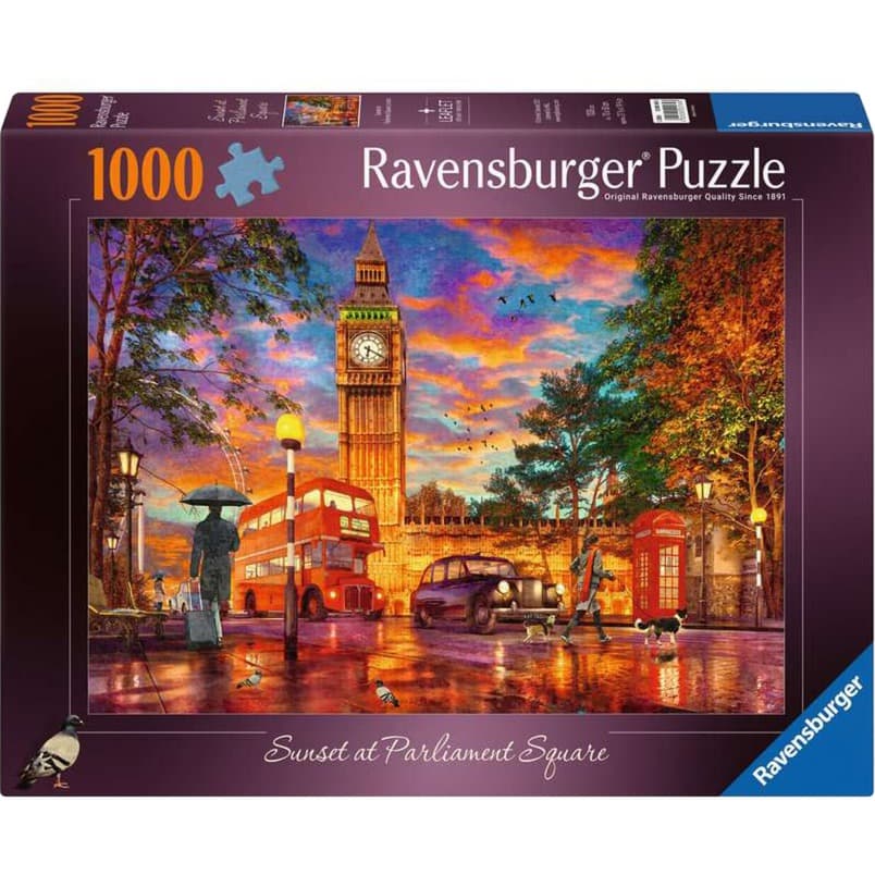 Puzzle Sonnenuntergang in London – Bild 1