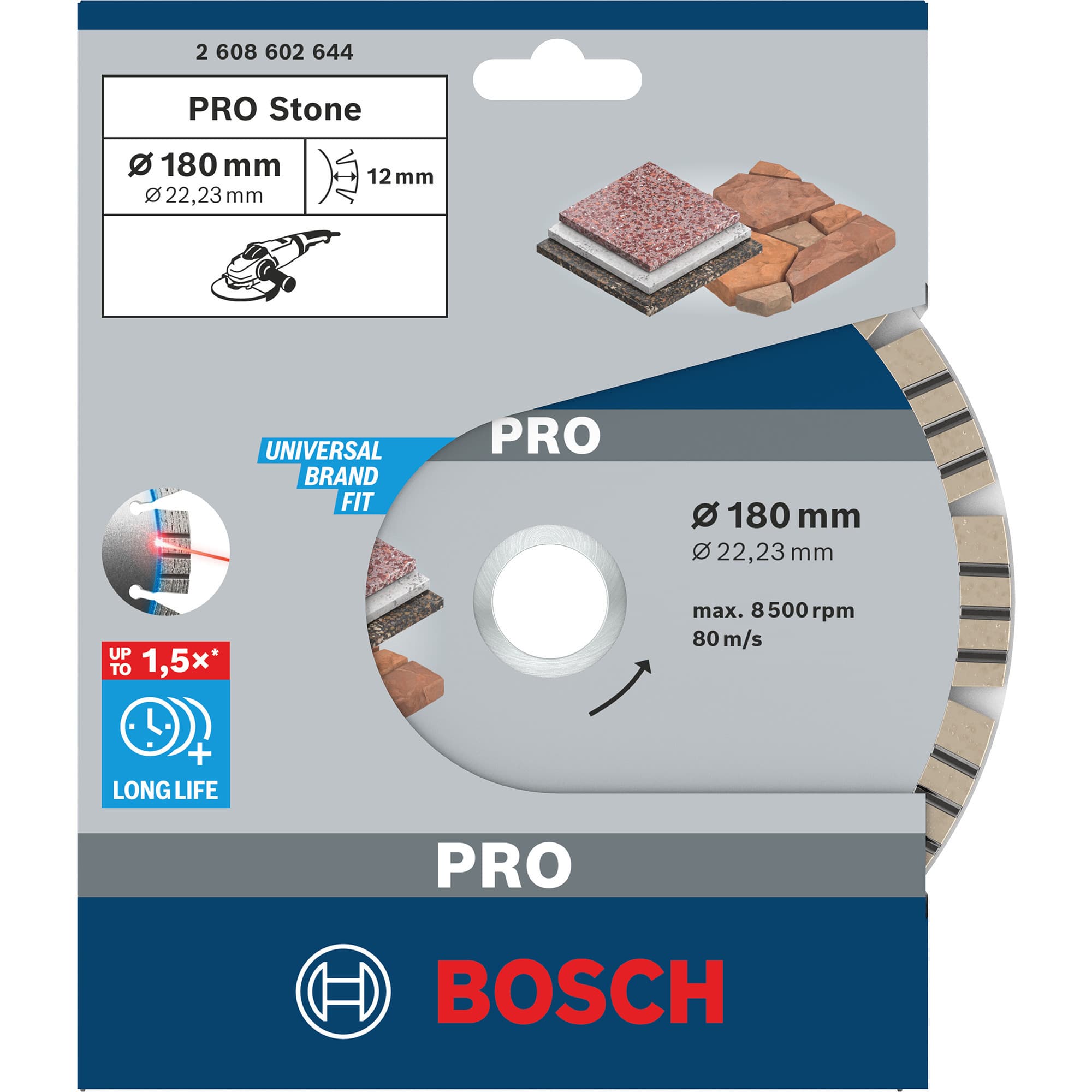 PRO Stone Diamanttrennscheibe, Ø 180mm – Bild 1