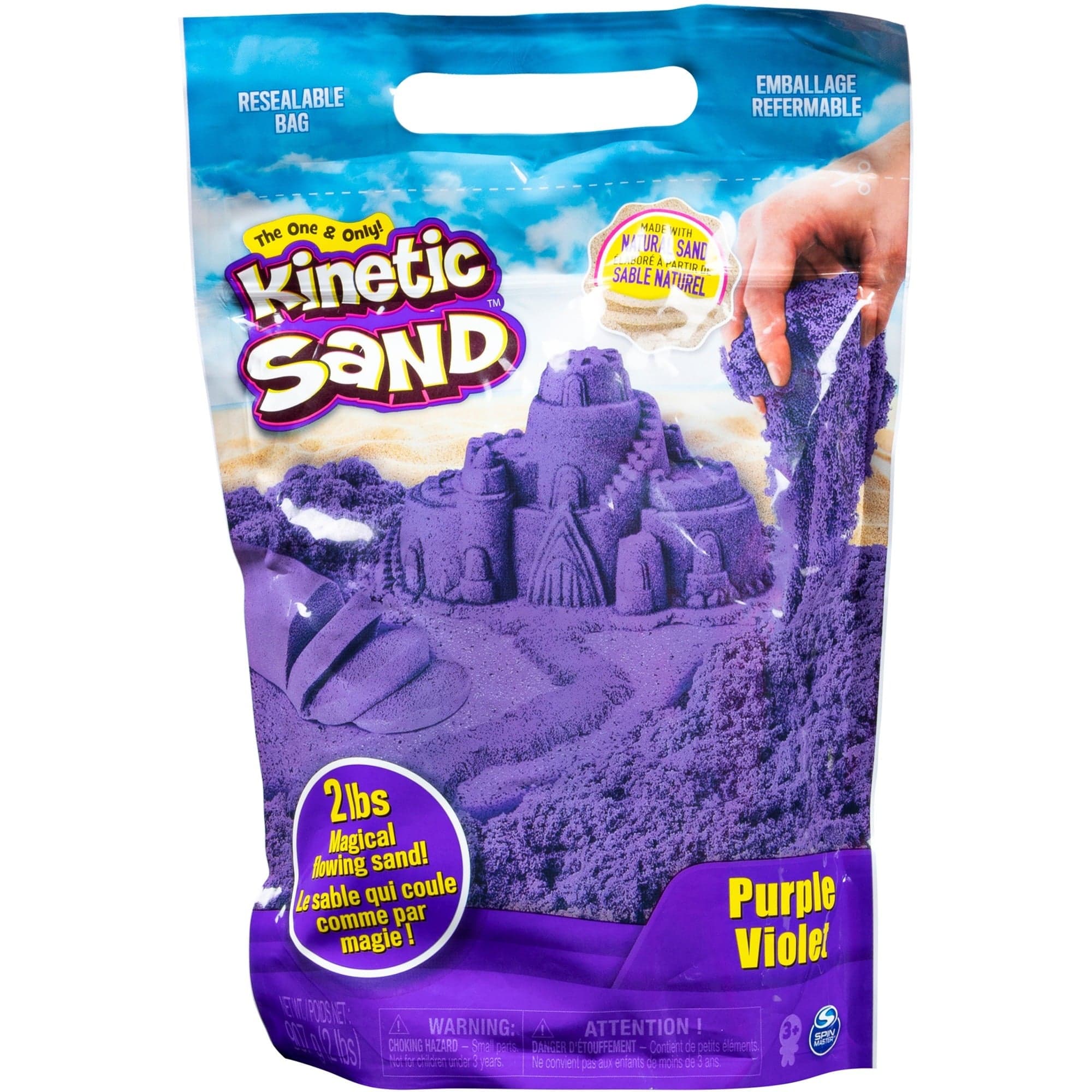 Kinetic Sand - Beutel lila, Spielsand – Bild 1