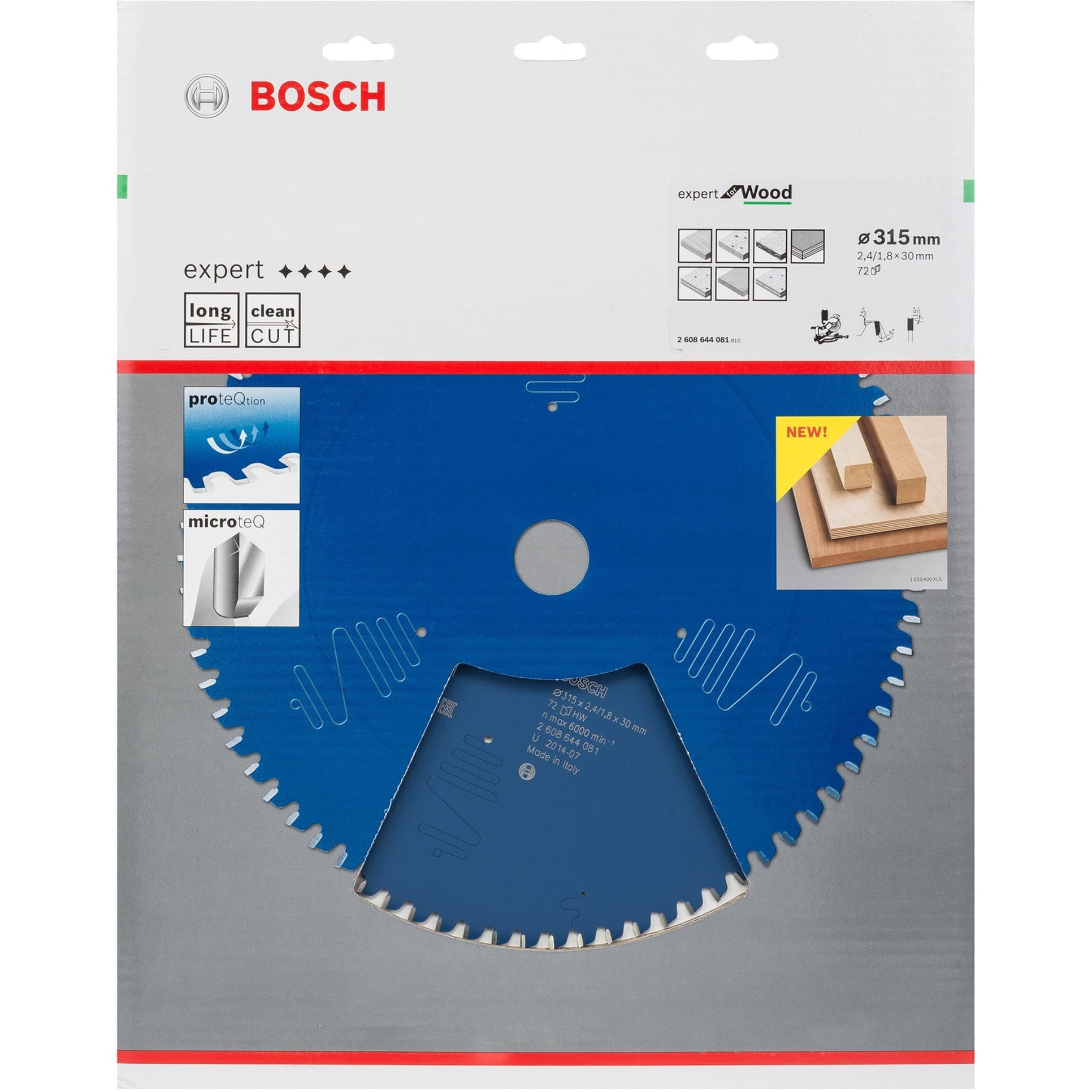 EXPERT Wood Kreissägeblatt, Ø 315mm, 72Z – Bild 1
