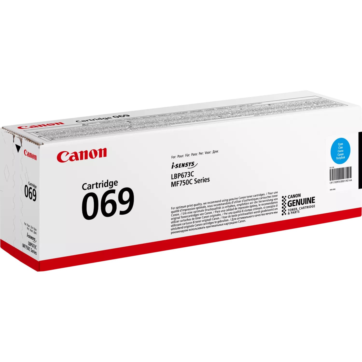 Toner cyan 069 – Bild 1