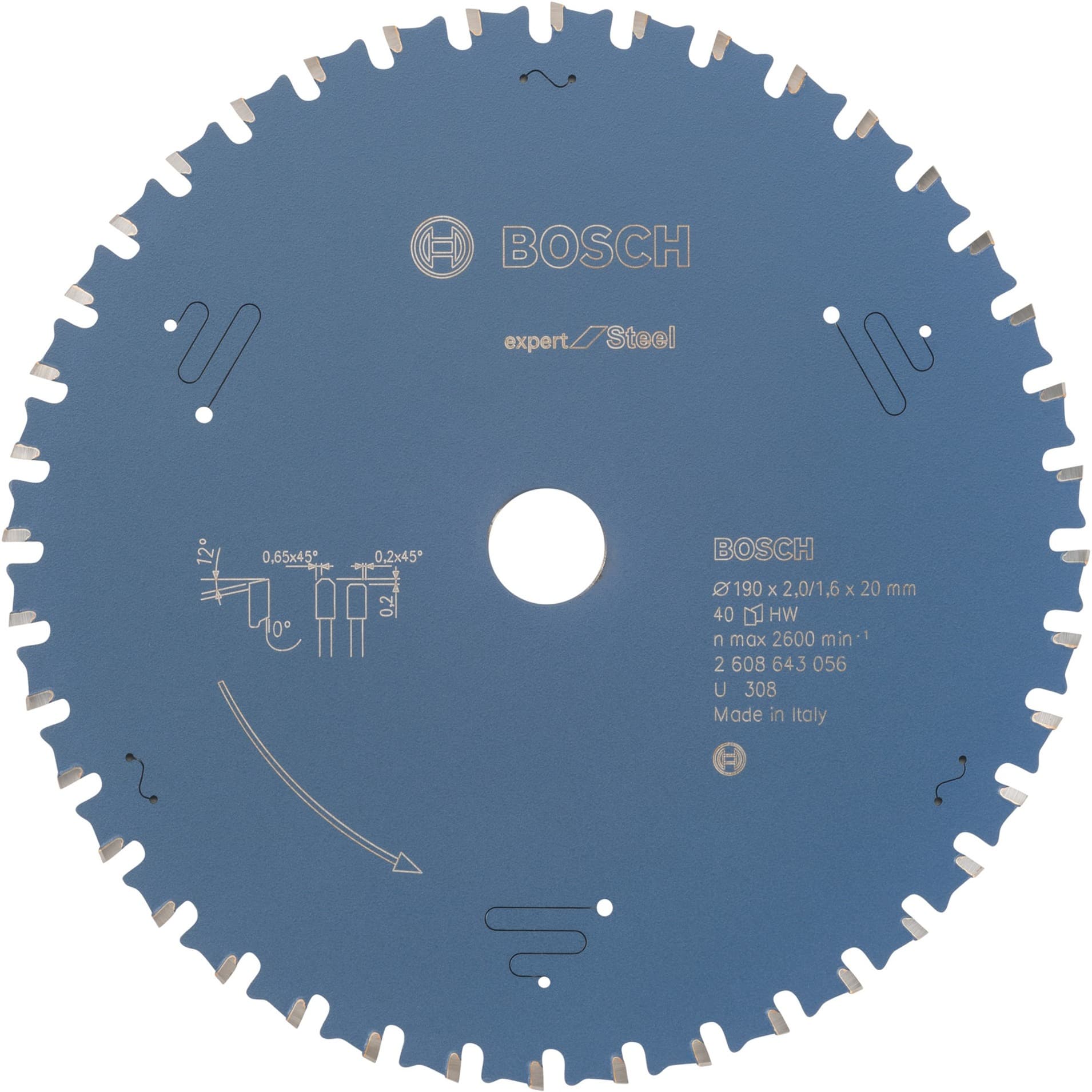 EXPERT Steel Kreissägeblatt, Ø 190mm, 40Z – Bild 1