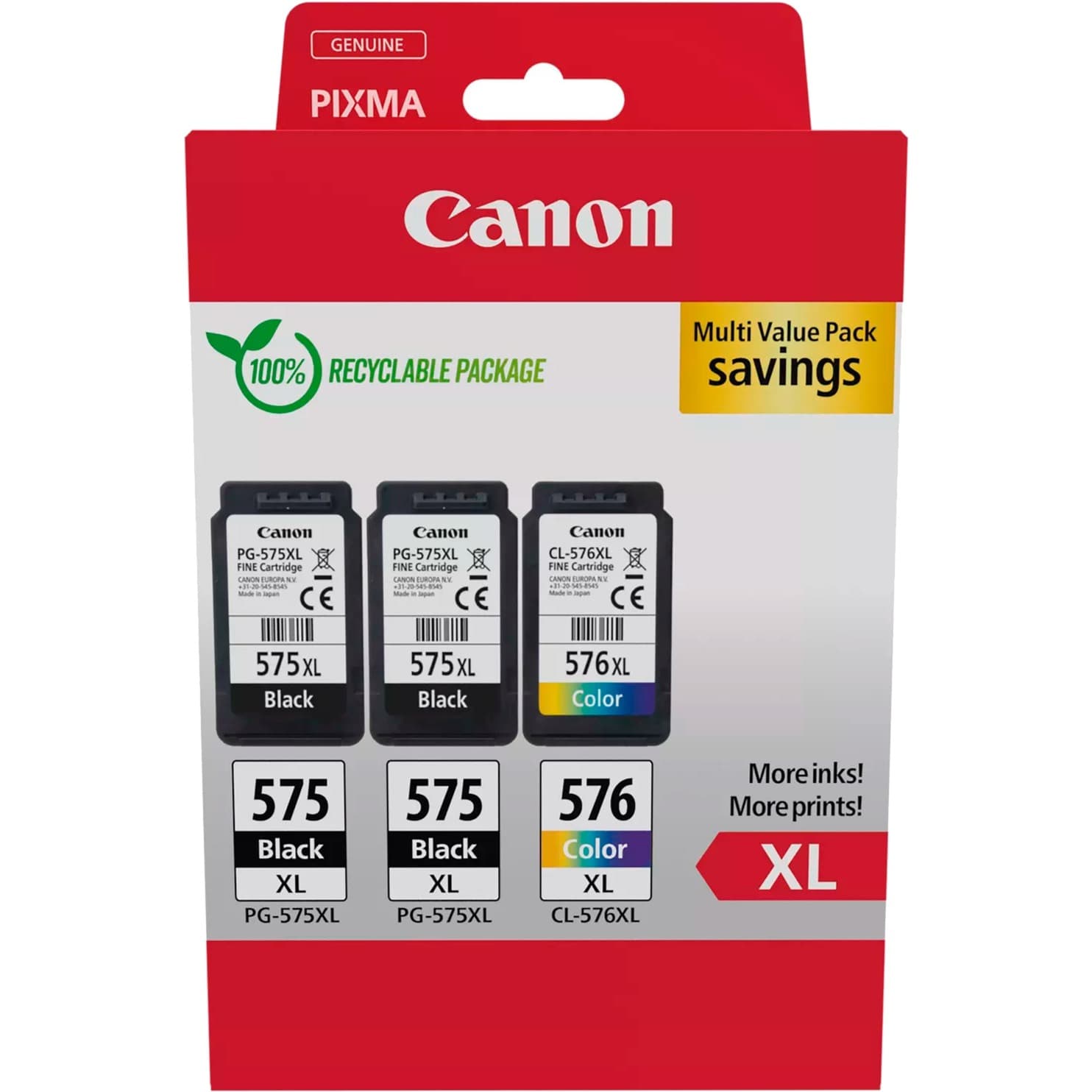 Tinte Multipack 2x PG-575XL/CL-576XL – Bild 1
