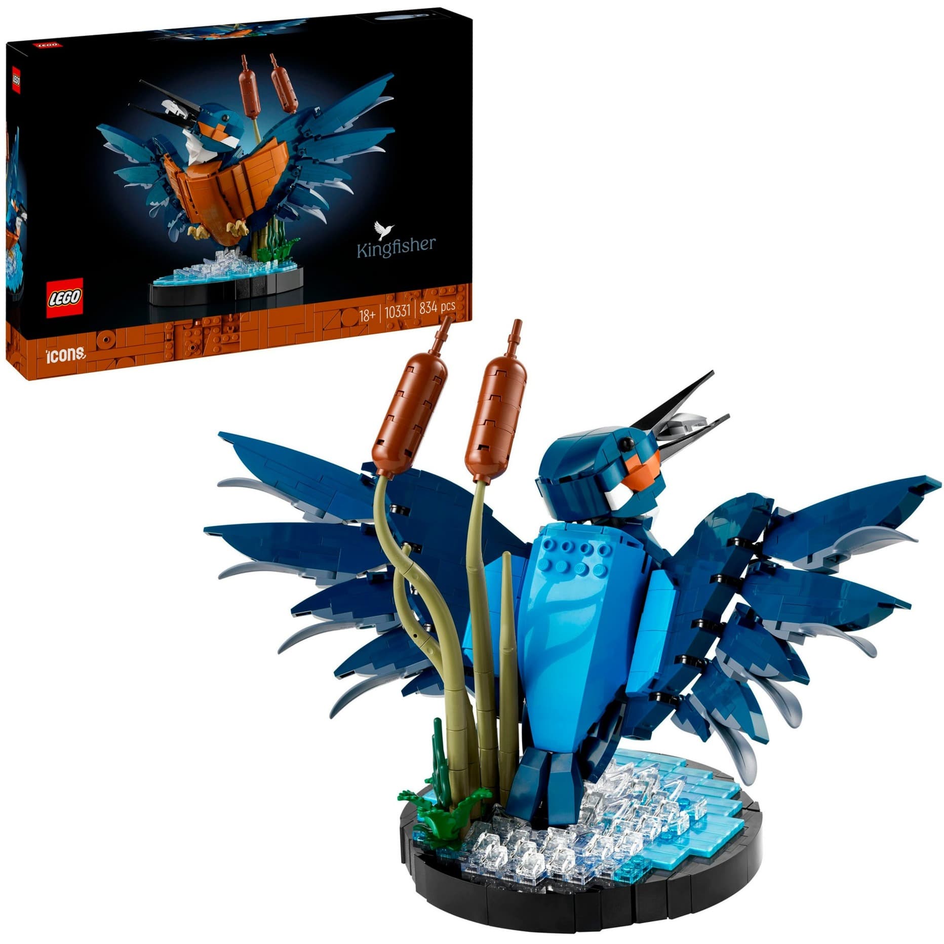 10331 Icons Eisvogel, Konstruktionsspielzeug – Bild 1