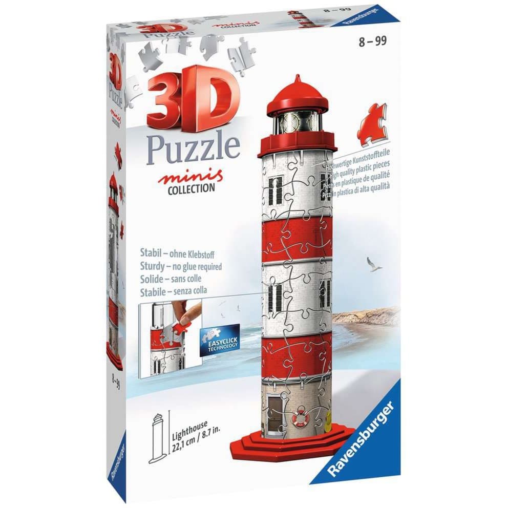 3D Puzzle Mini Leuchtturm – Bild 1
