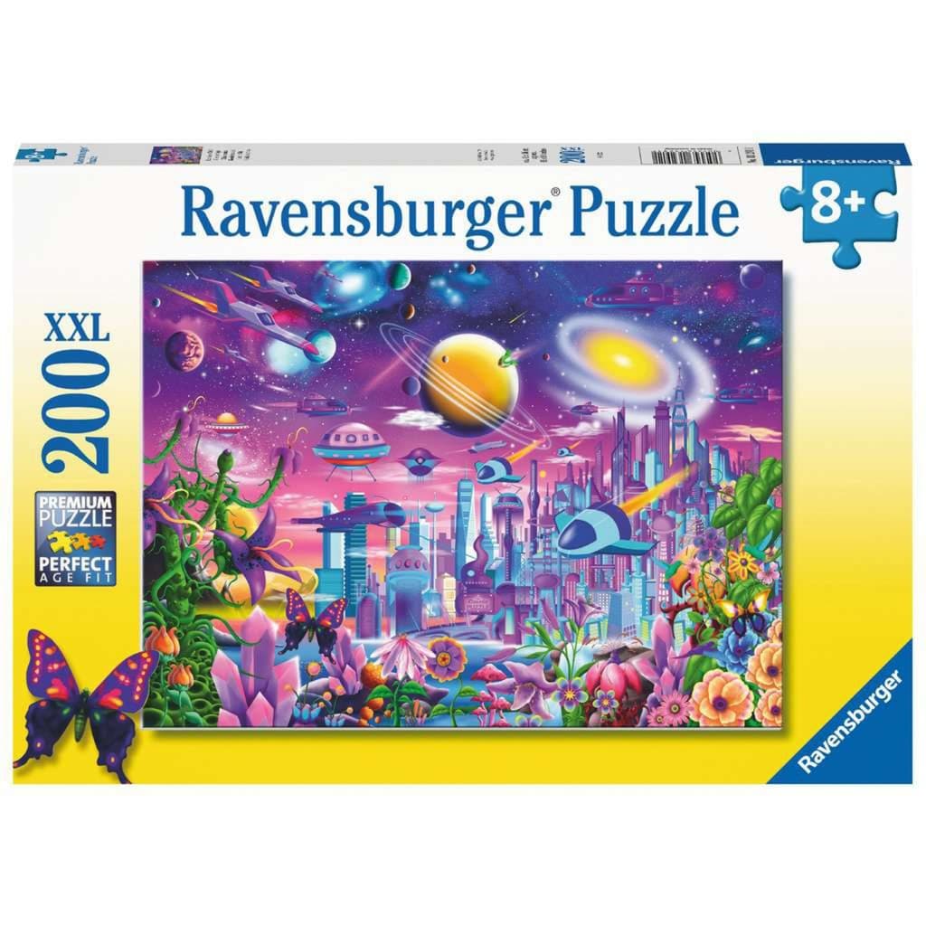 Kinderpuzzle Kosmische Stadt – Bild 1