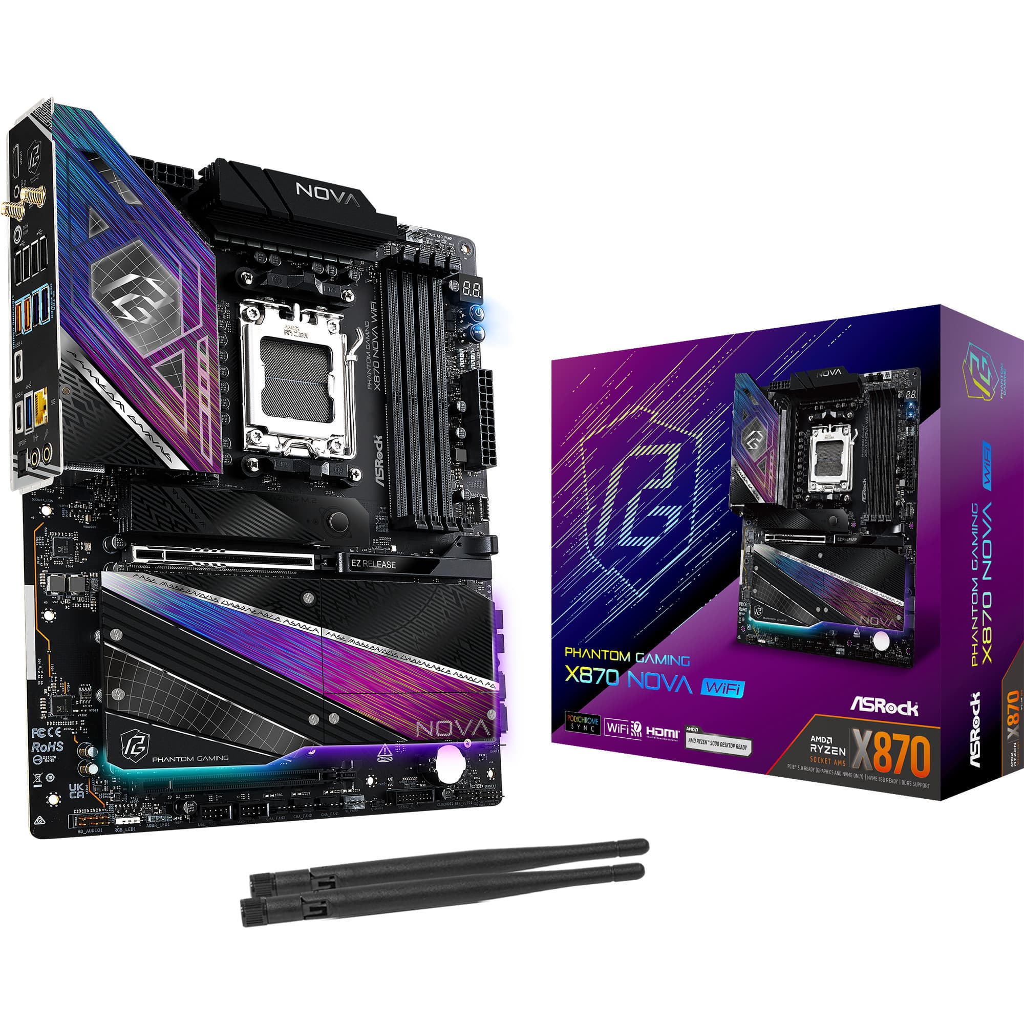 X870 NOVA WIFI, Mainboard – Bild 1