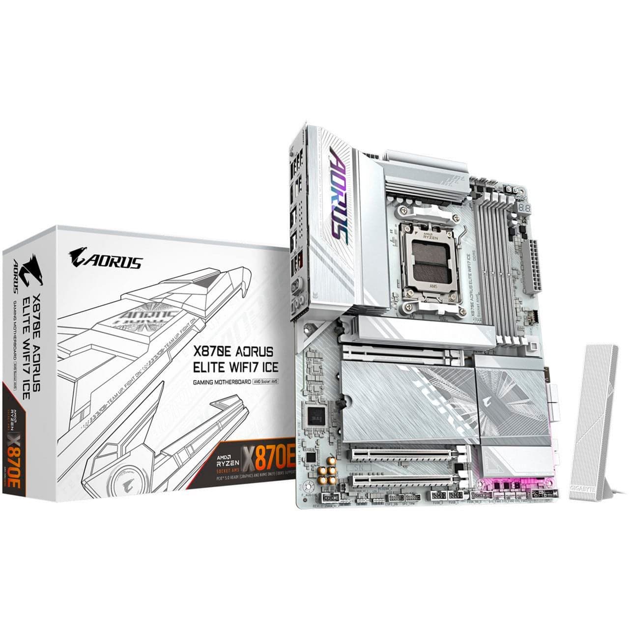X870E AORUS ELITE WIFI7 ICE, Mainboard – Bild 1