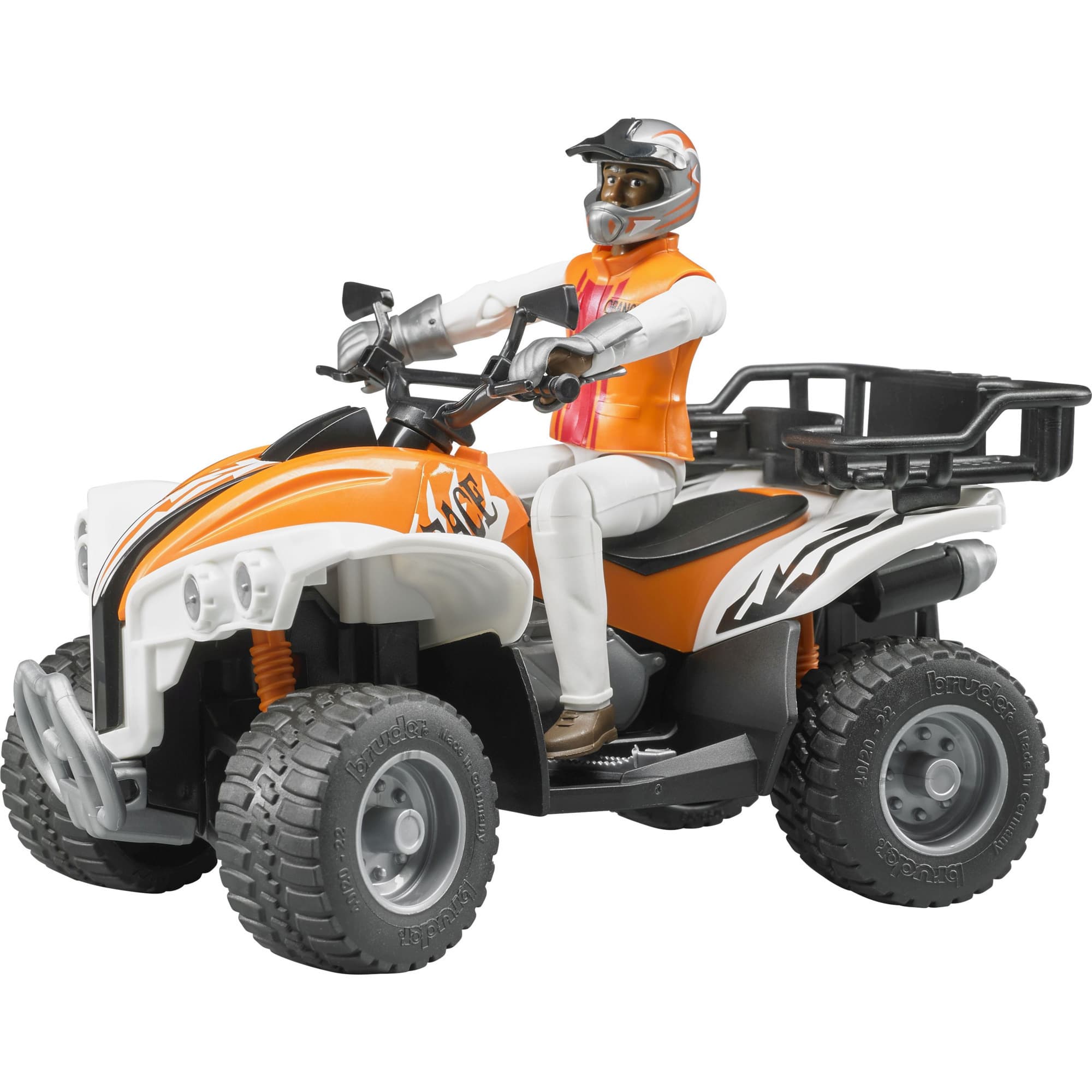 Quad mit Fahrer, Kinderfahrzeug – Bild 1