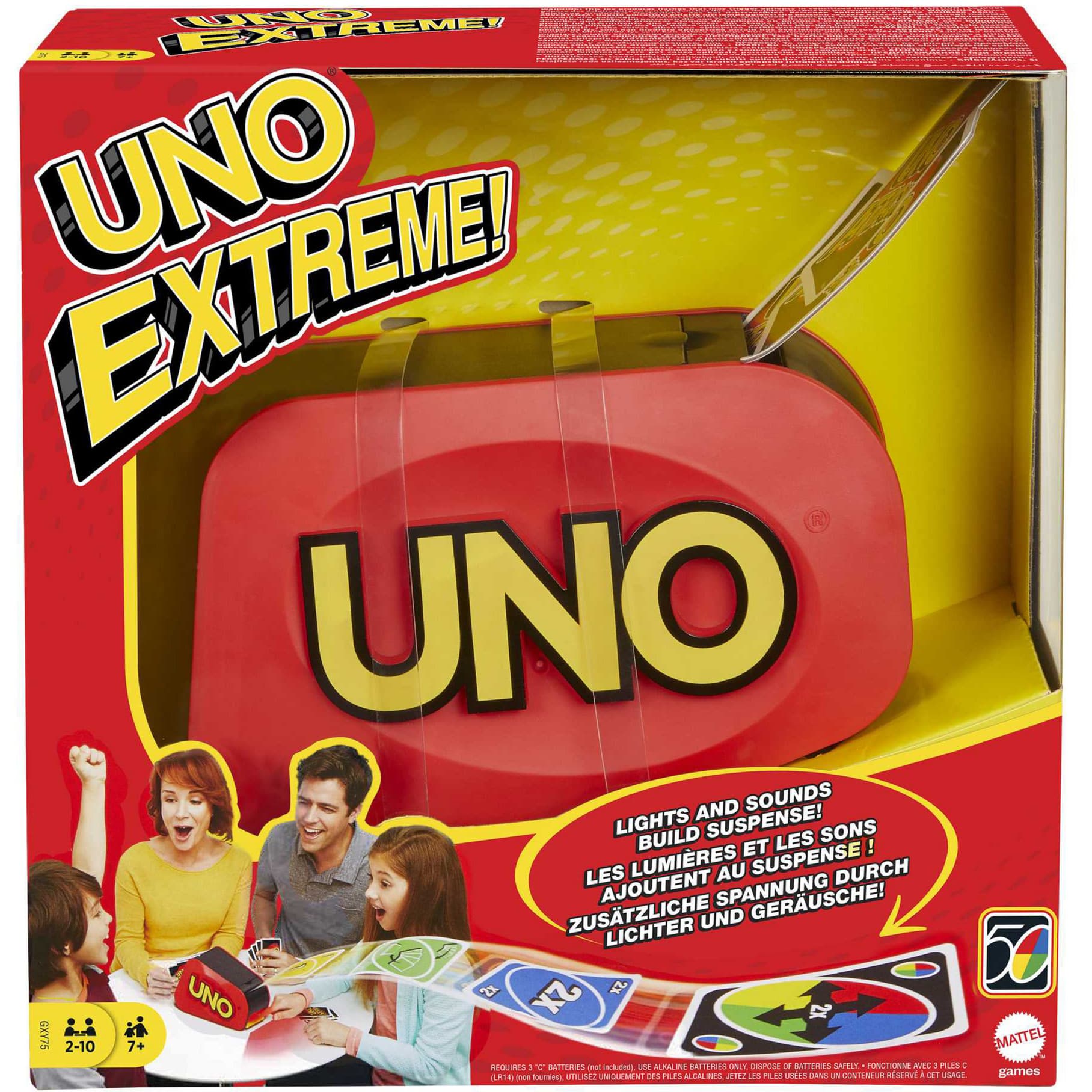 Mattel UNO Extreme Kartenspiel – Bild 1