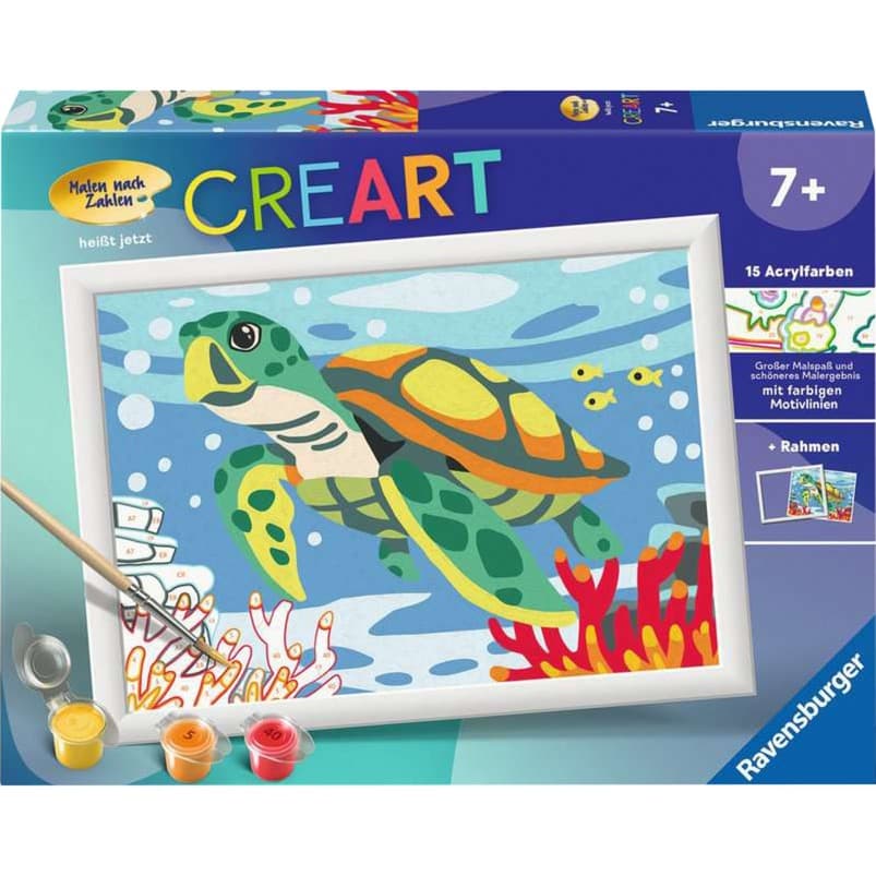 CreArt - Meeresschildkröte, Malen – Bild 1