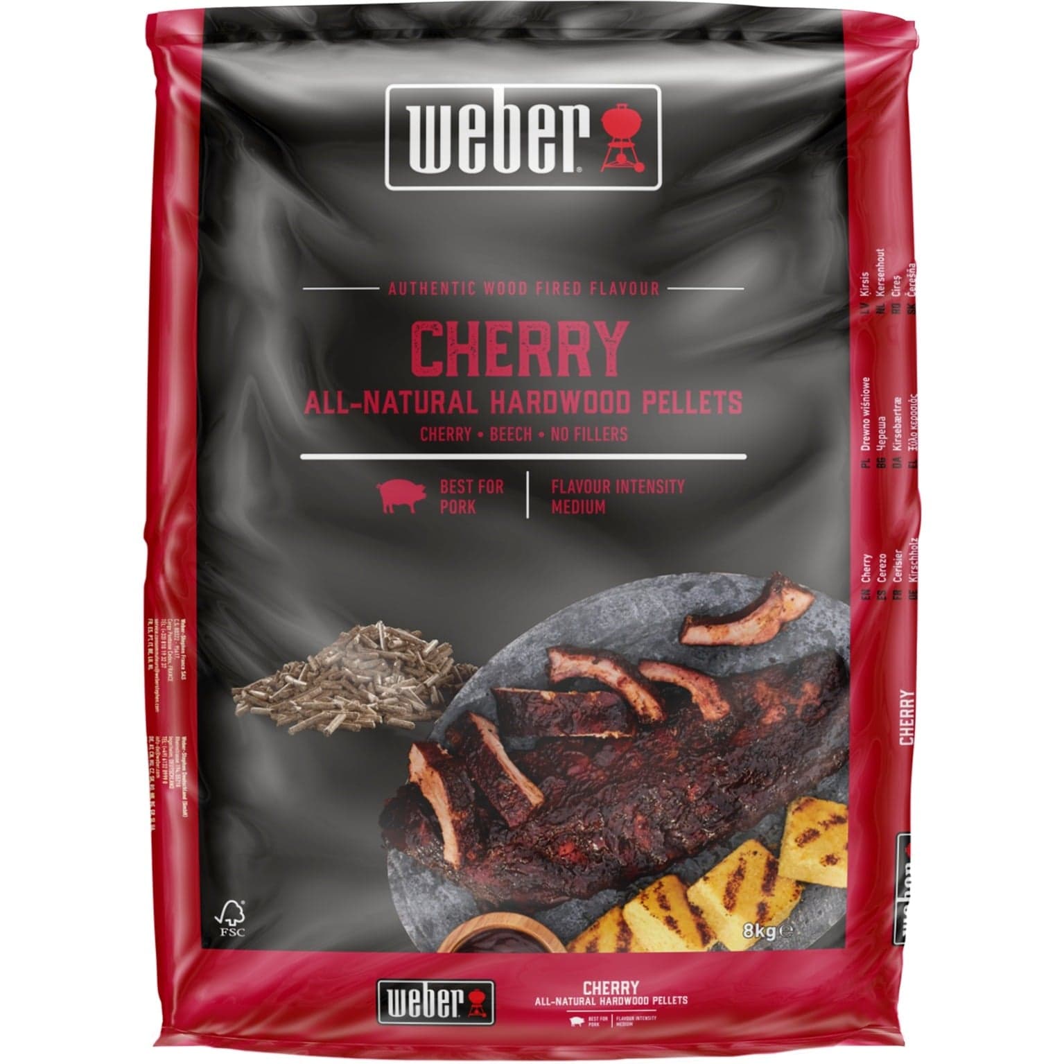 Holzpellets Kirsche, 8kg, Brennstoff – Bild 1