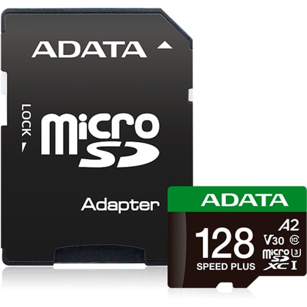SPEED PLUS microSDXC 128 GB, Speicherkarte – Bild 1